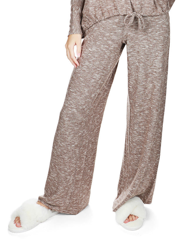 Women's Hacci Wide Leg Soft Lightweight Lounge Pants - Charming Charlie
