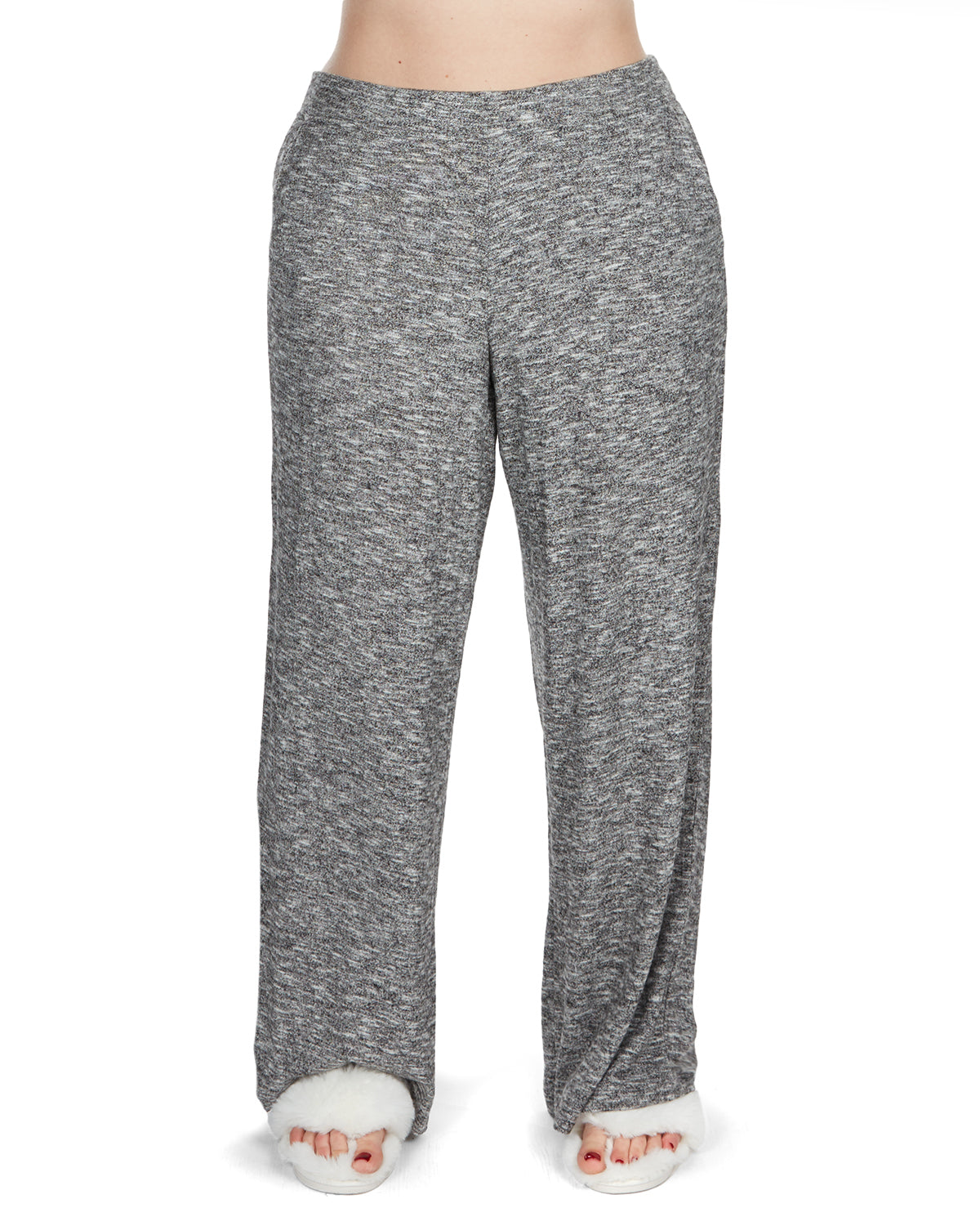 Women's Hacci Wide Leg Soft Lightweight Lounge Pants - Charming Charlie