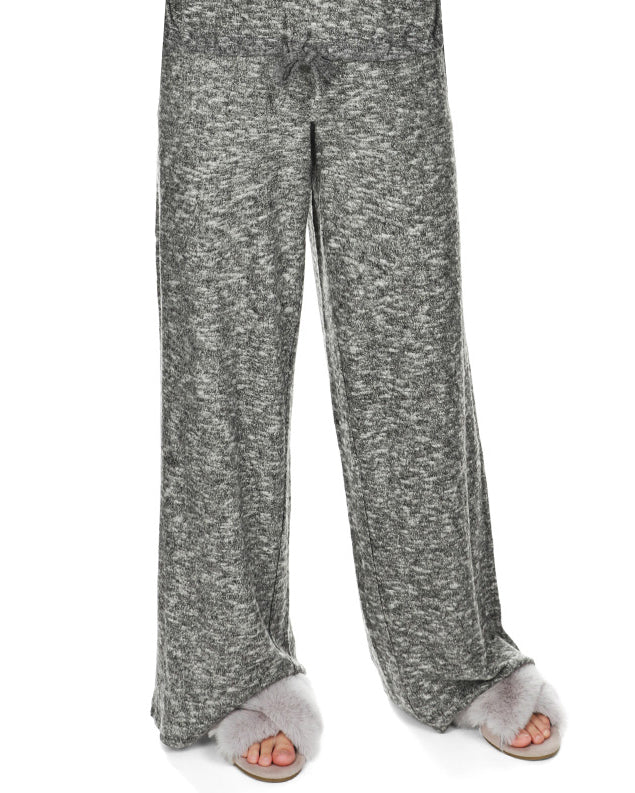 Women's Hacci Wide Leg Soft Lightweight Lounge Pants - Charming Charlie