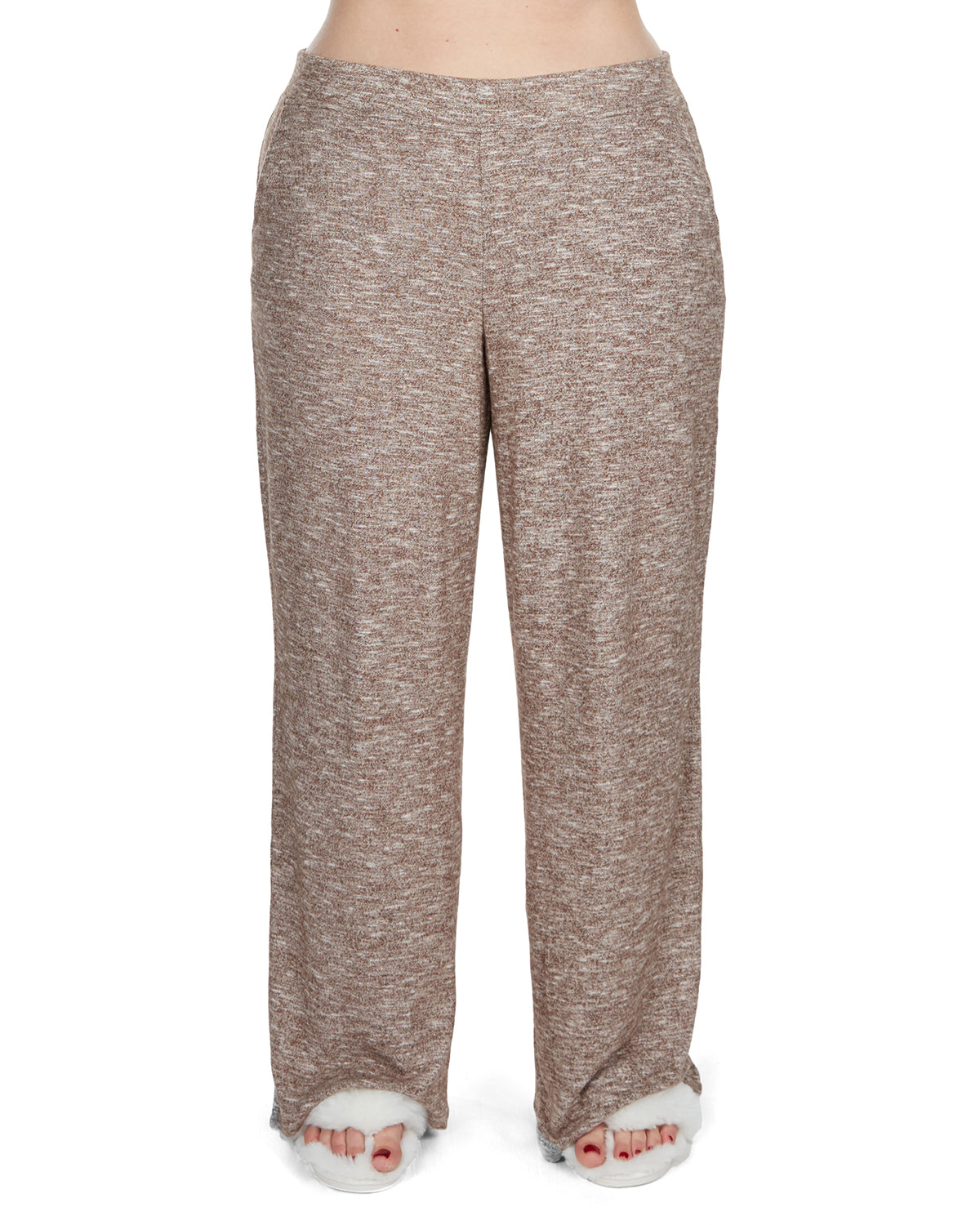 Women's Hacci Wide Leg Soft Lightweight Lounge Pants - Charming Charlie