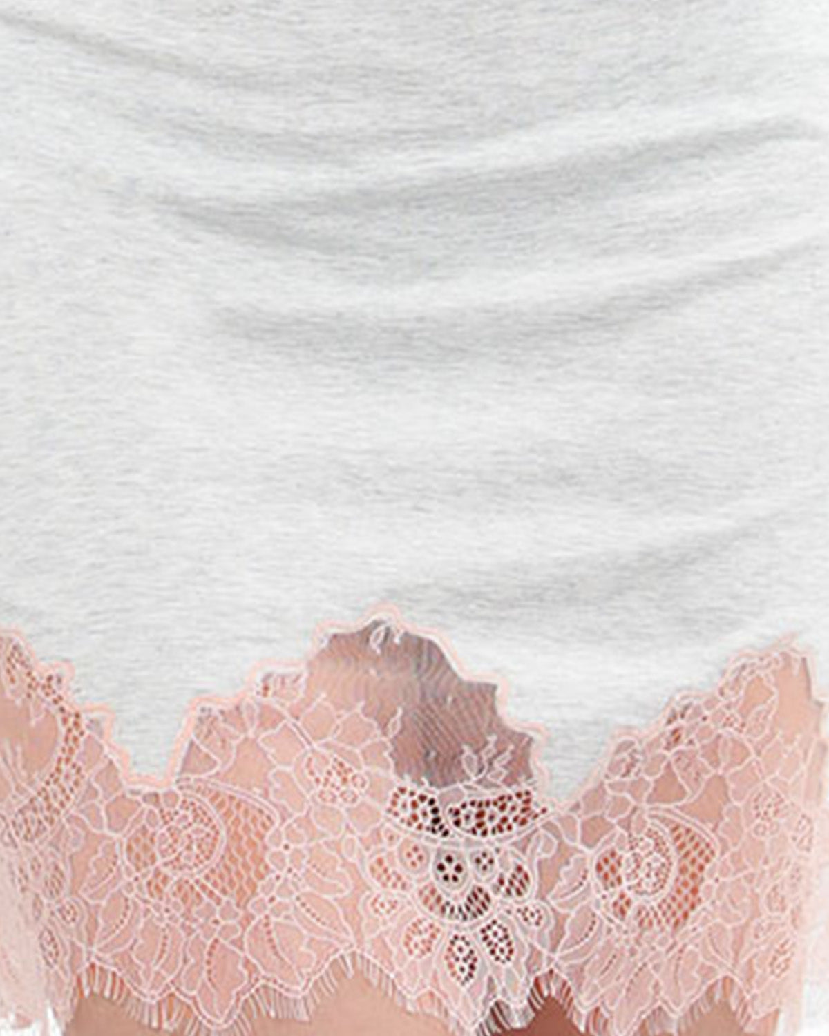 Women's Cap Sleeve Floral Lace Trim Hem Nightshirt - Charming Charlie