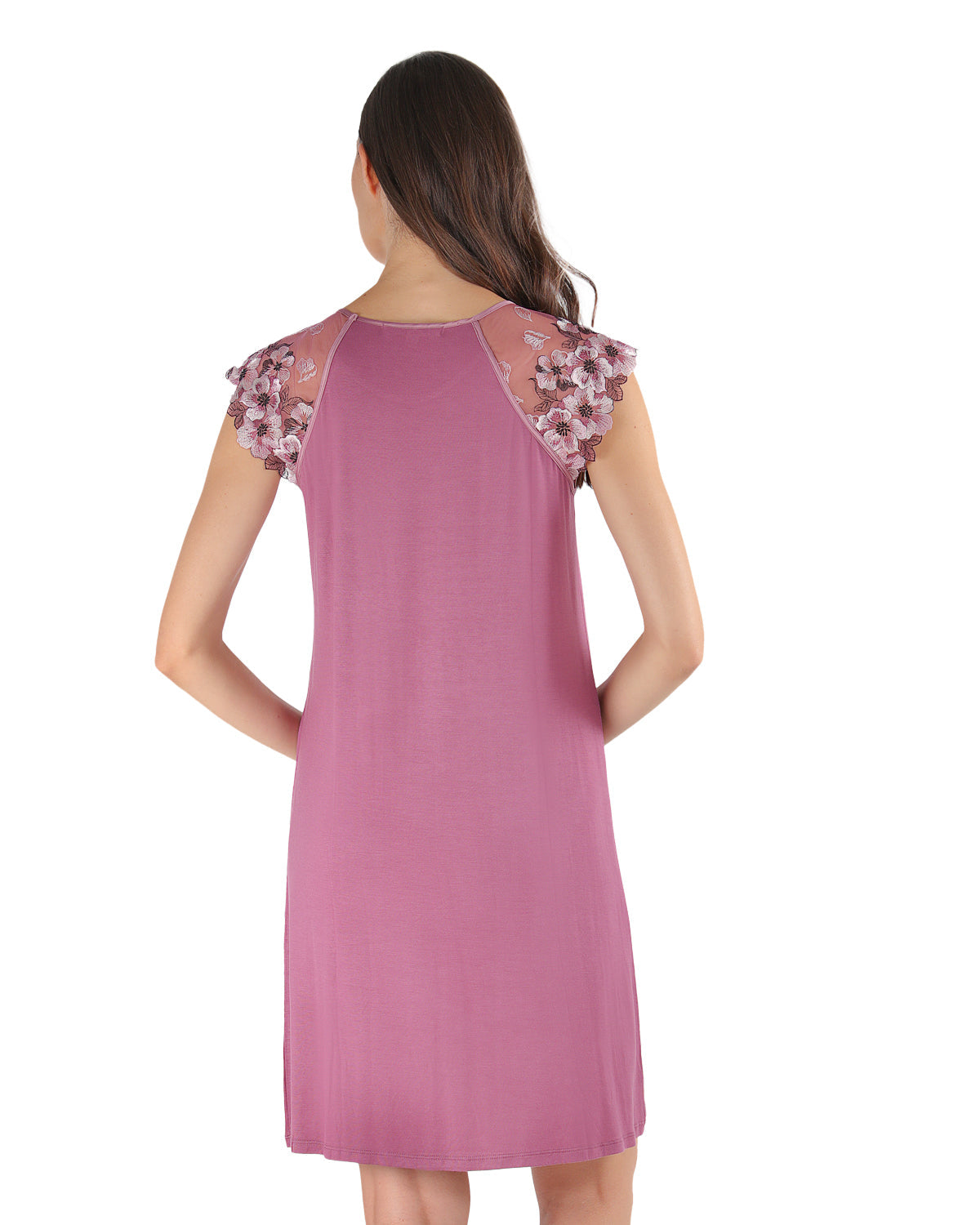 Women's Enchanted Romance Floral Embroidered Nightshirt - Charming Charlie