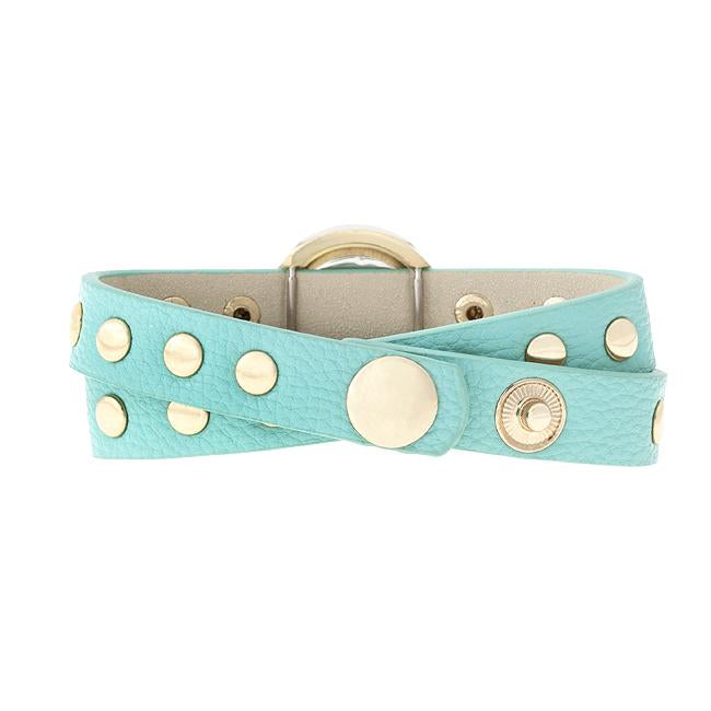 Mint Round Studded Wrap Watch - Charming Charlie
