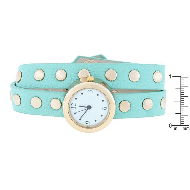 Mint Round Studded Wrap Watch - Charming Charlie