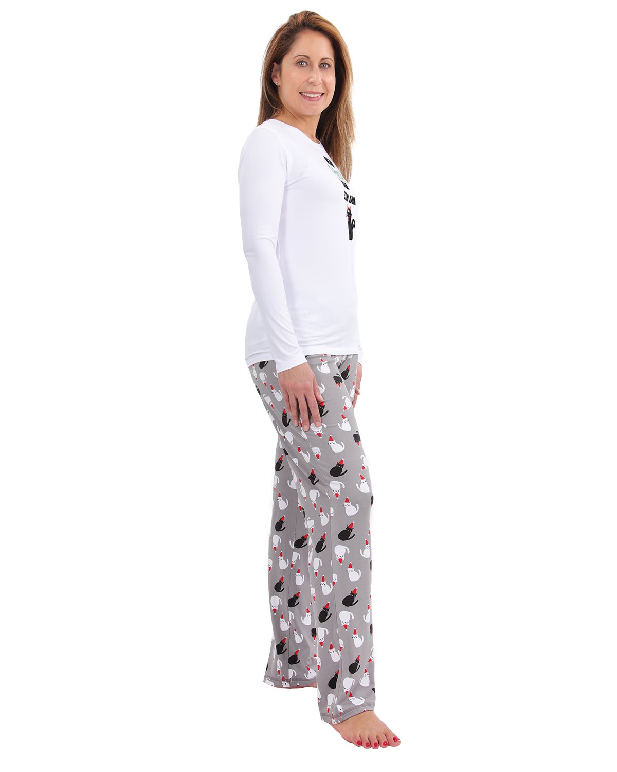 Women's Christmas Dear Santa I Can Explain Two-Piece PJ Set - Charming Charlie