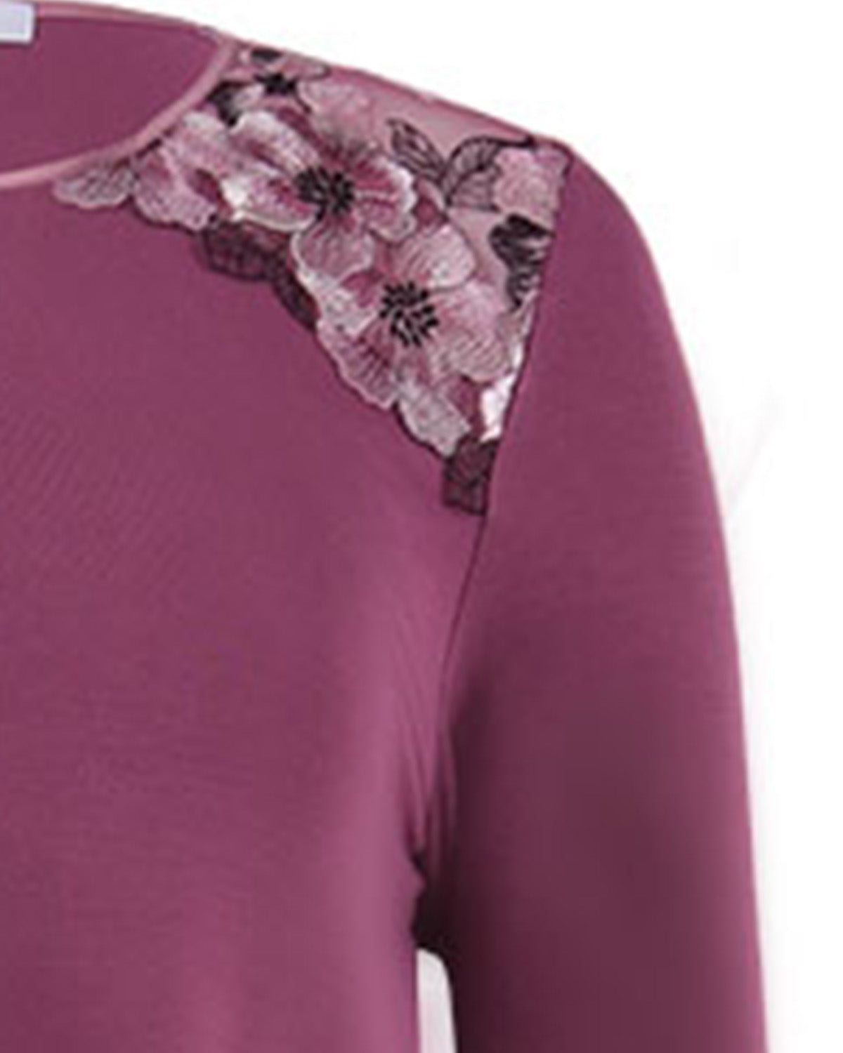 Women's Enchanted Romance Floral Embroidered Pajama Set - Charming Charlie