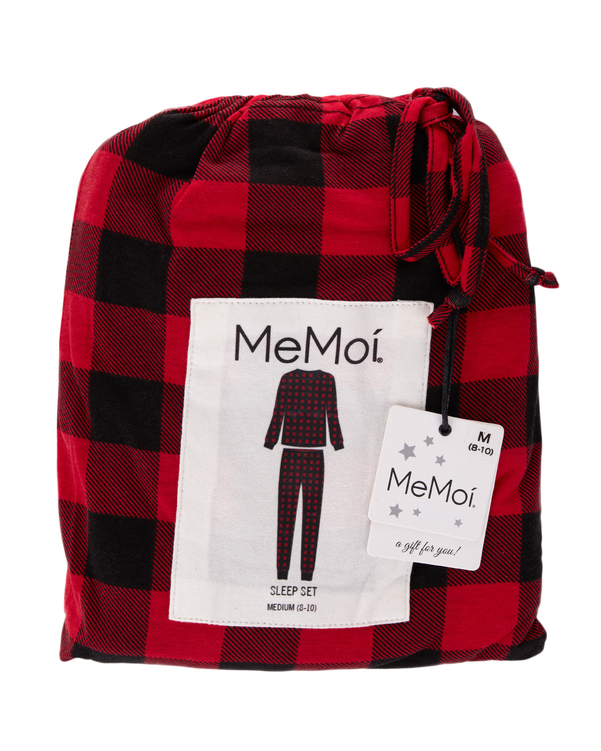 Women's Buffalo Plaid Two-Piece PJ Set In a Bag - Charming Charlie