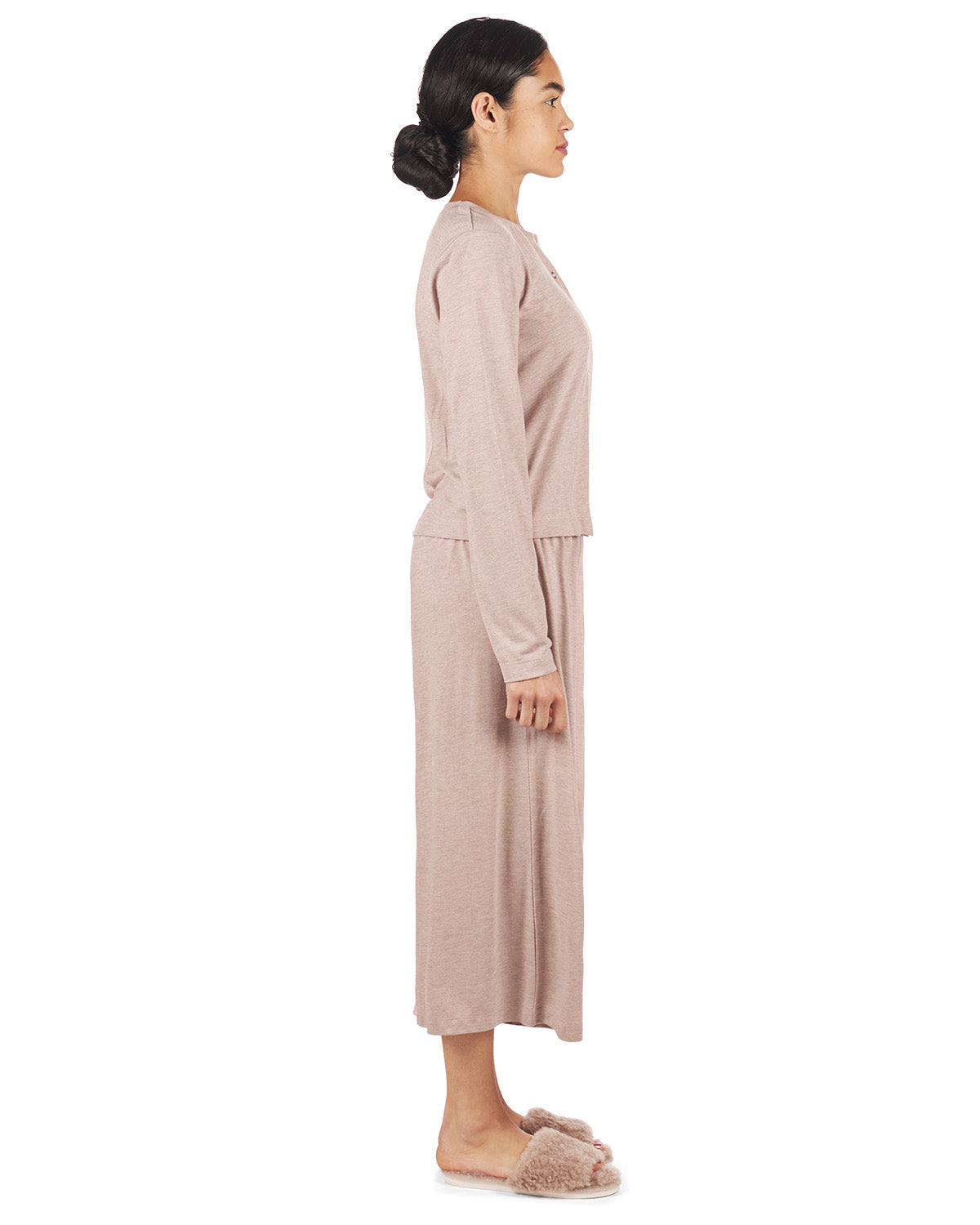 Women's Color Block Modal Button-Down Shirt and Capri Set - Charming Charlie