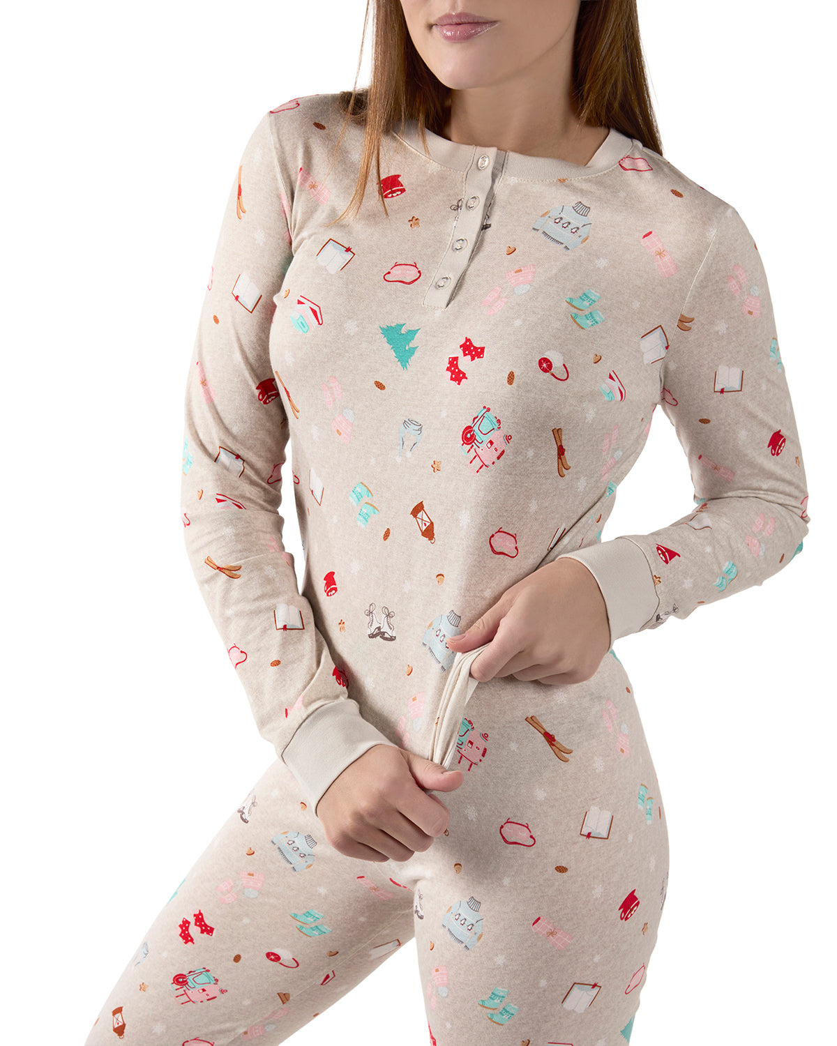 Women's Holiday Getaway Two-Piece PJ Set in a Bag - Charming Charlie