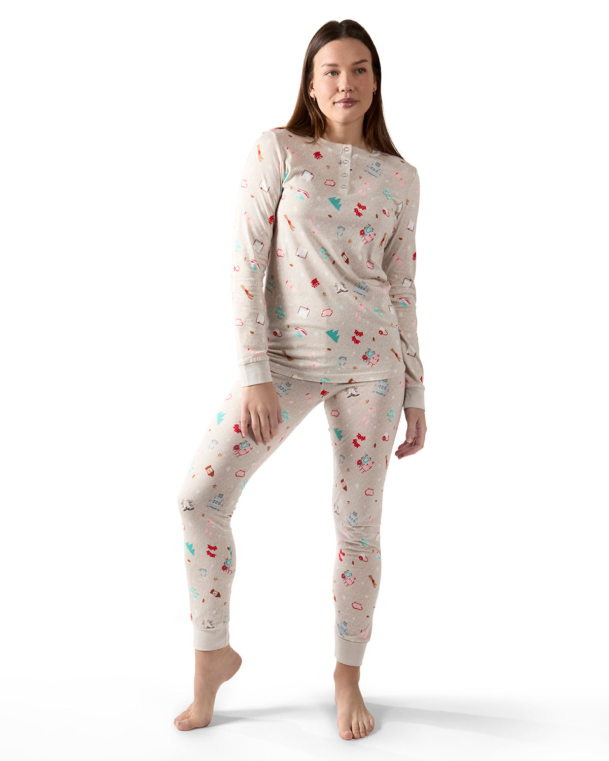 Women's Holiday Getaway Two-Piece PJ Set in a Bag - Charming Charlie