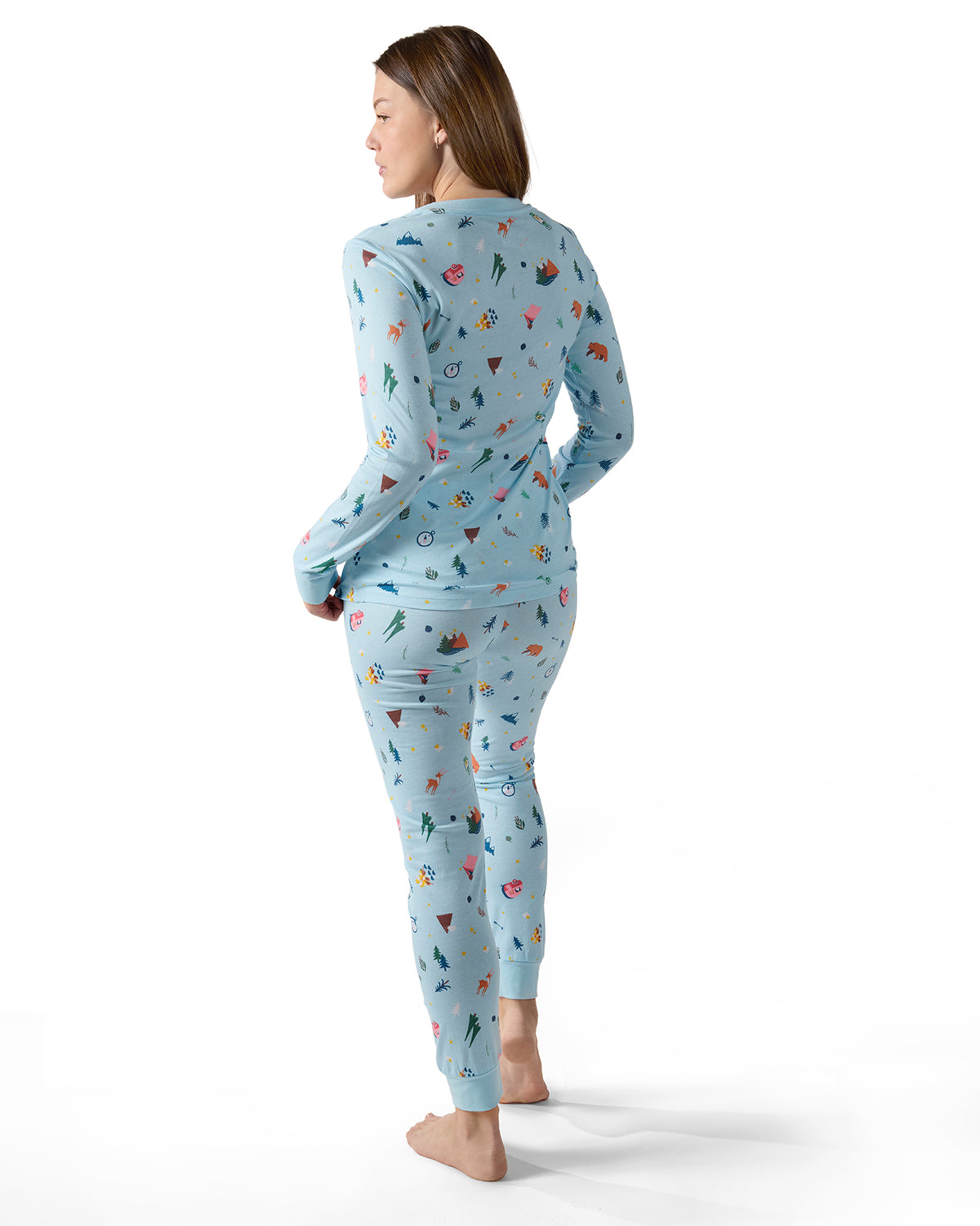 Women's Bear and Campfire Fun Two-Piece PJ Set in a Bag - Charming Charlie