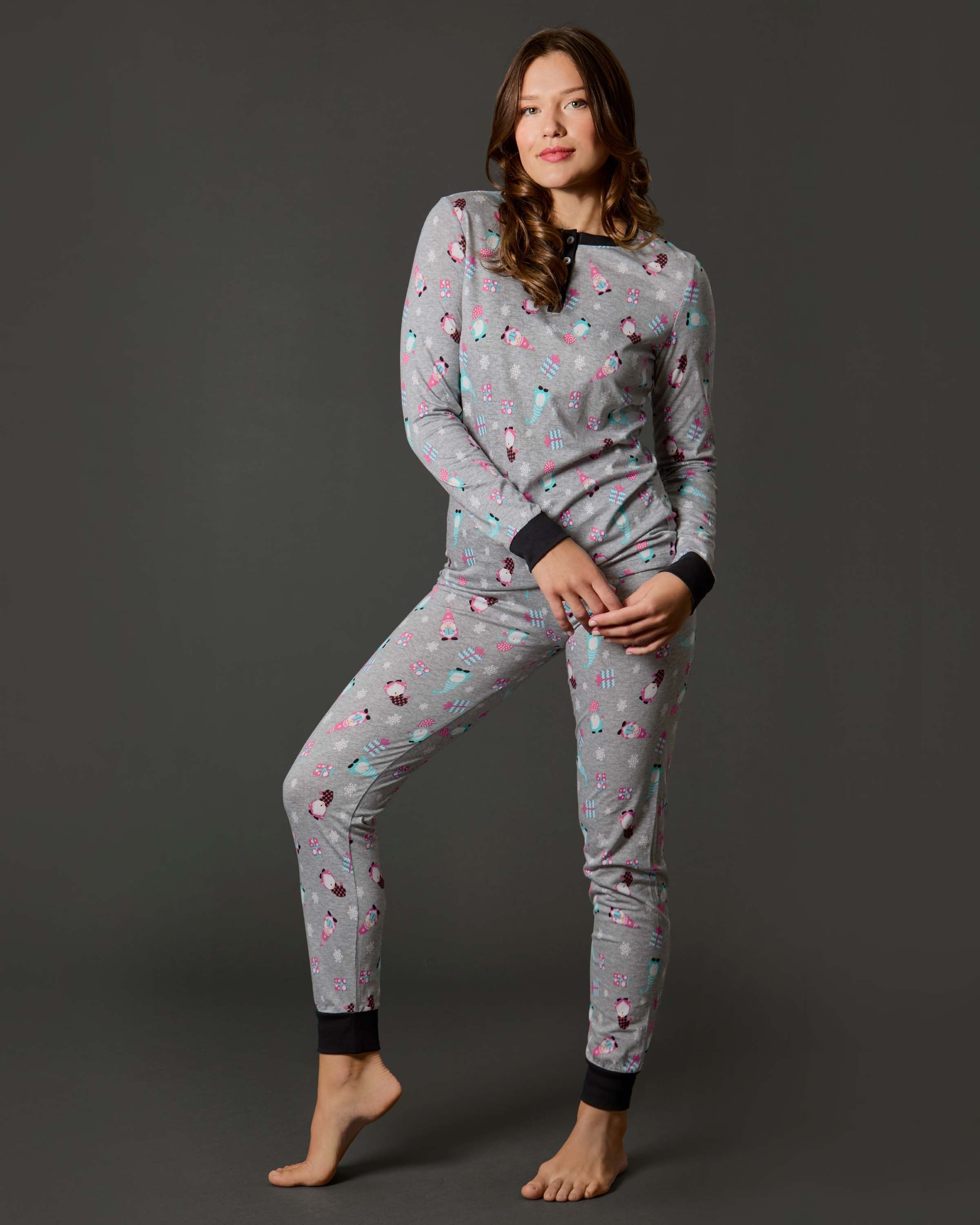 Women's Holiday Gnomes Two-Piece PJ Set in a Bag - Charming Charlie