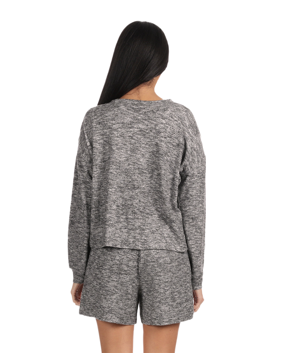 Women's Hacci Matching Short and Long Sleeve Pajama Set - Charming Charlie