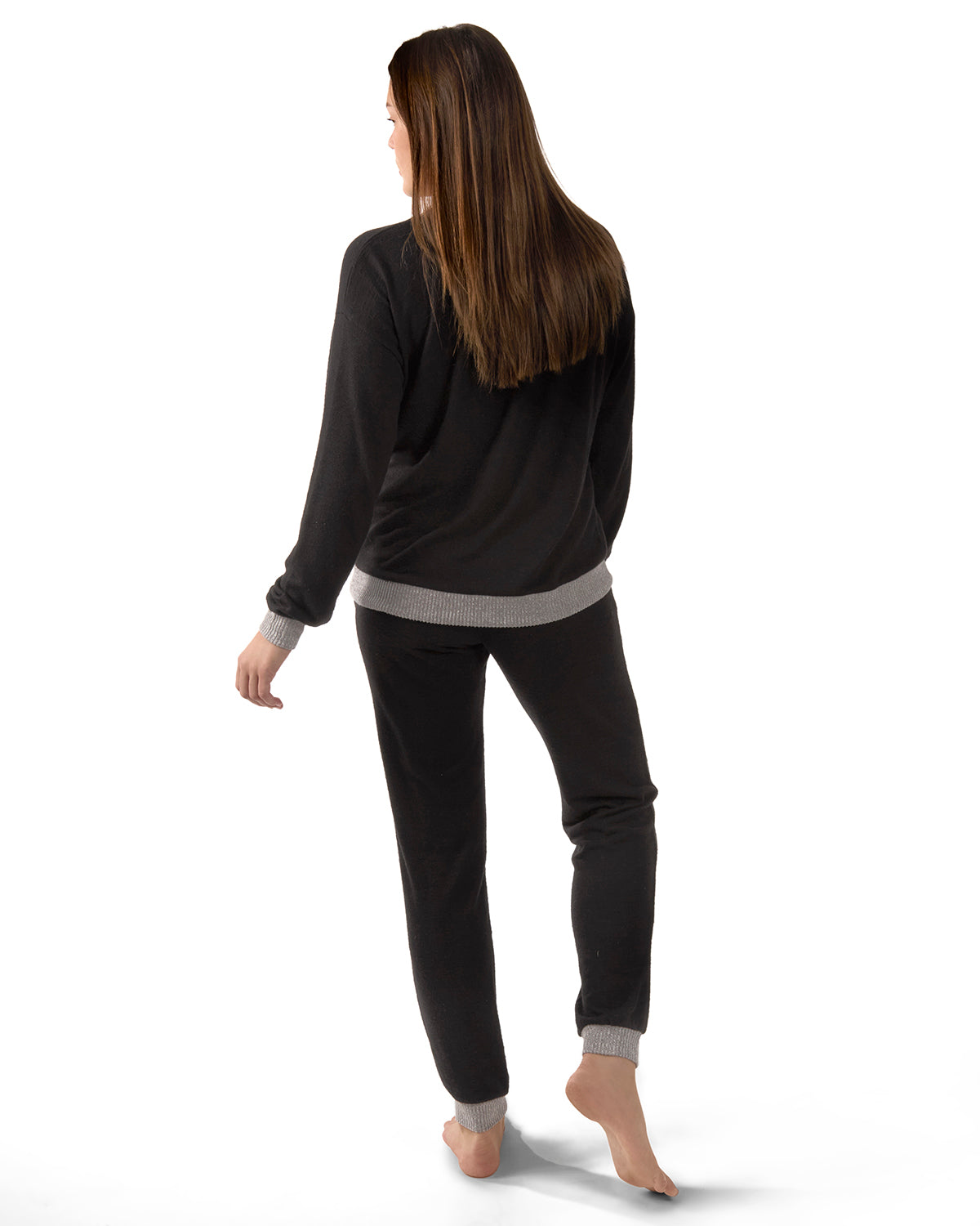 Women's Hacci Matching Pullover Top and Jogger Pants Set - Charming Charlie