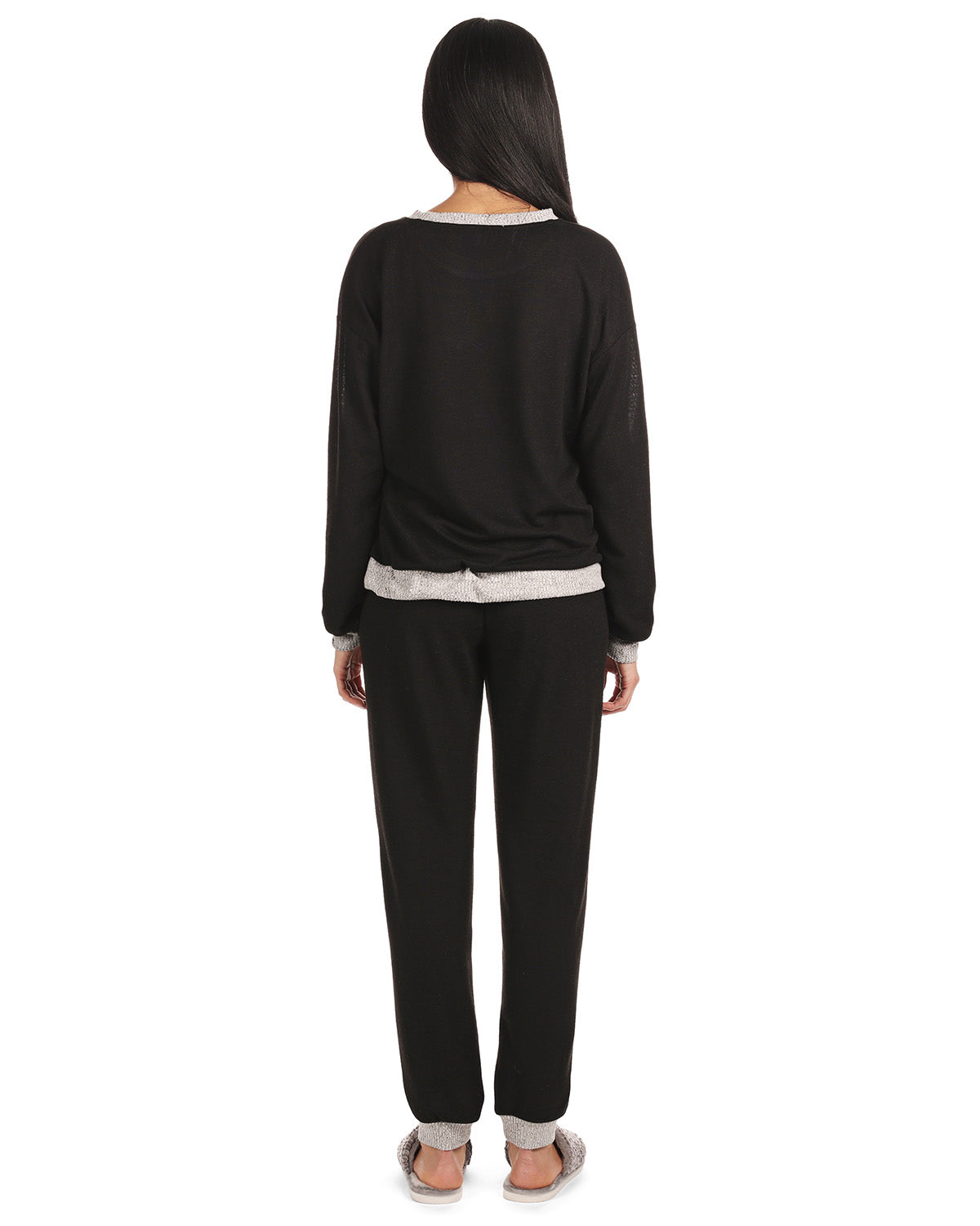 Women's Hacci Matching Pullover Top and Jogger Pants Set - Charming Charlie