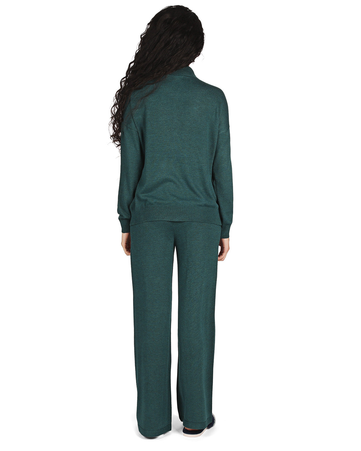 Women's Turtleneck Sweater and Knit Pants Lounge Set - Charming Charlie