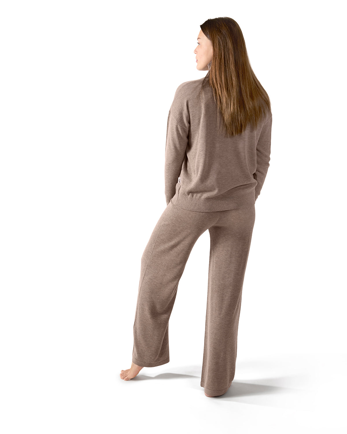 Women's Turtleneck Sweater and Knit Pants Lounge Set - Charming Charlie