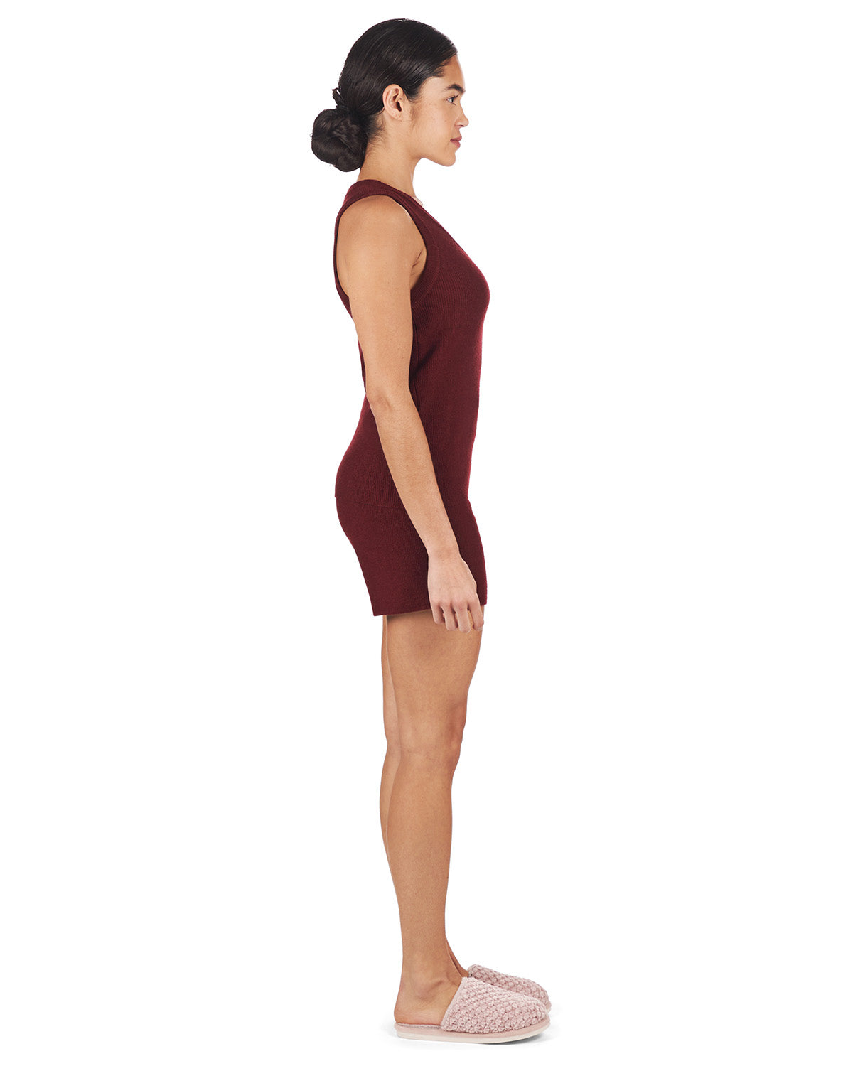 2 Piece Women's Sweater Knit Tank Top and Shorts Set - Charming Charlie