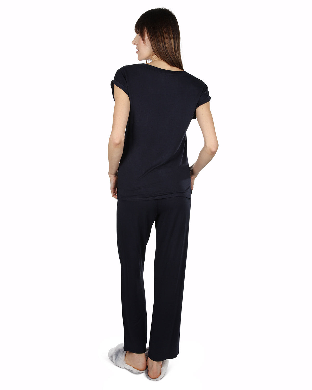 Women's Cap Sleeve T-Shirt and Matching Pants Set - Charming Charlie