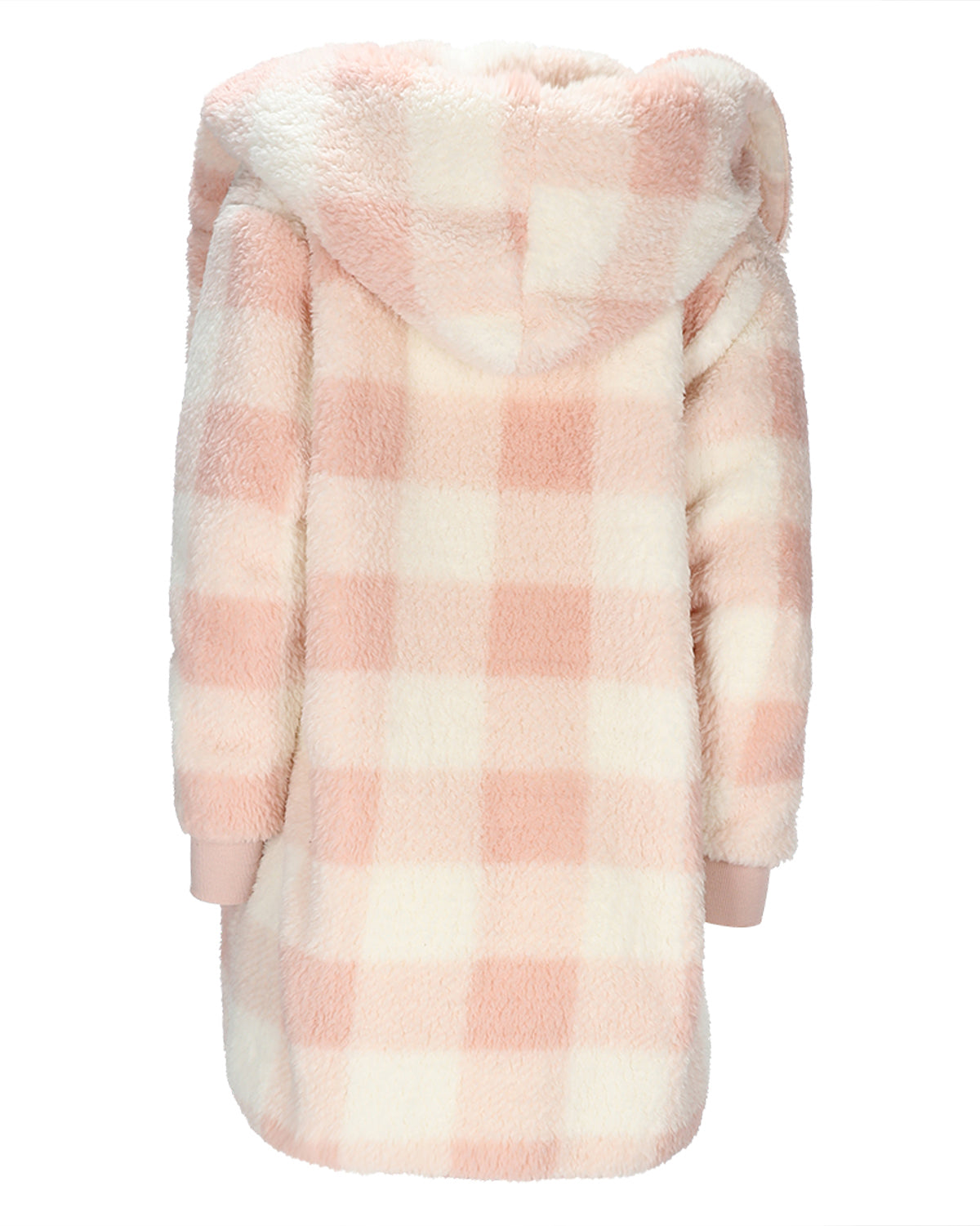 Women's Plaid Plush Hooded Cardigan - Charming Charlie