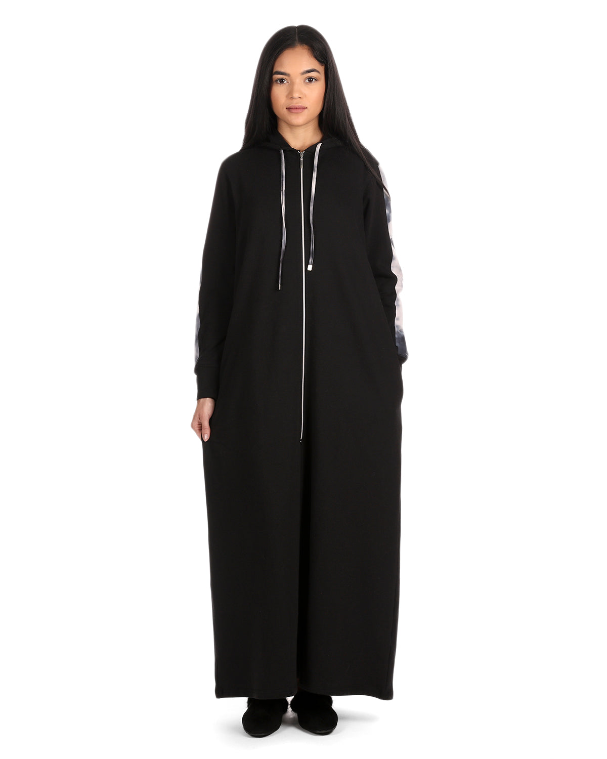 Women's Cotton Blend French Terry Ankle-Length Zip Robe - Charming Charlie
