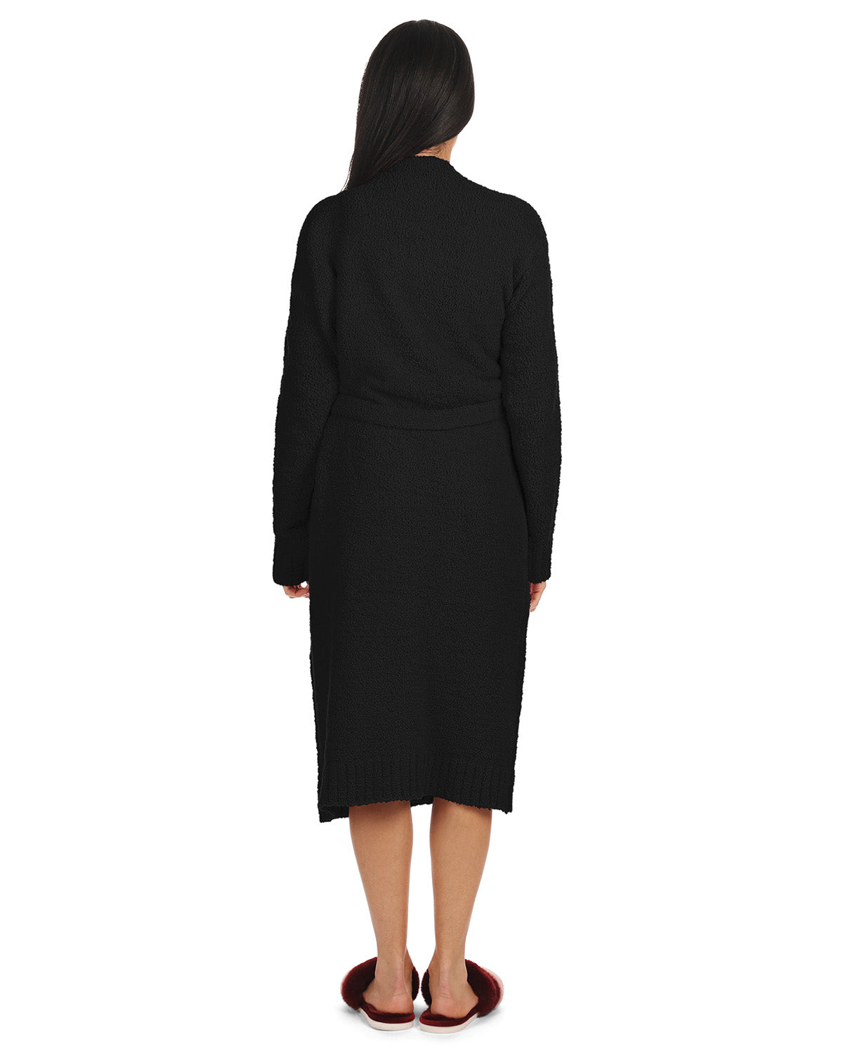 Women's Warm Cozy Knit Long Lounge Robe - Charming Charlie