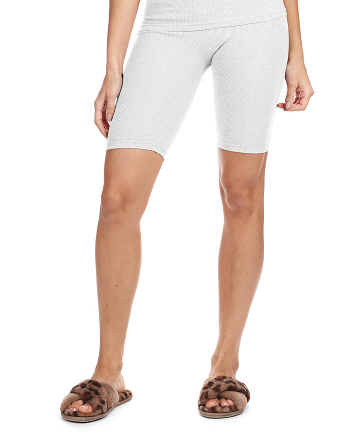 Women's Organic Cotton Ribbed Biker Shorts - Charming Charlie