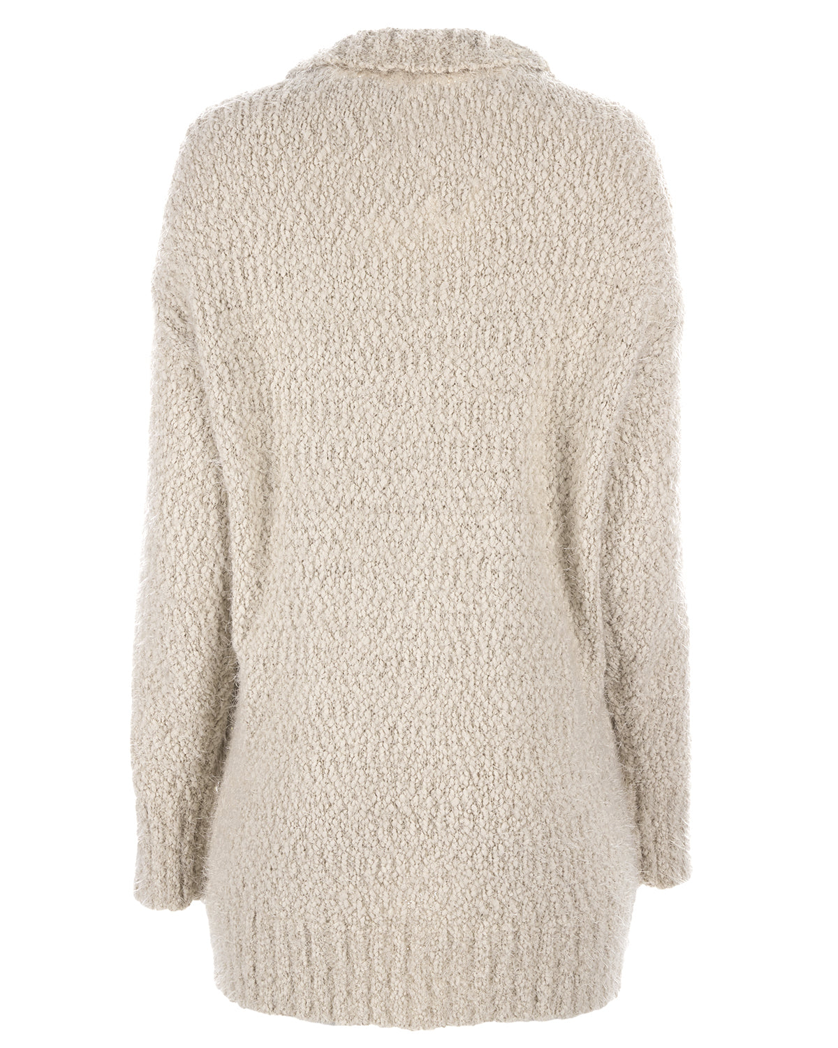 Women's Fuzzy Cocoon Loose Open-Front Cardigan Sweater - Charming Charlie