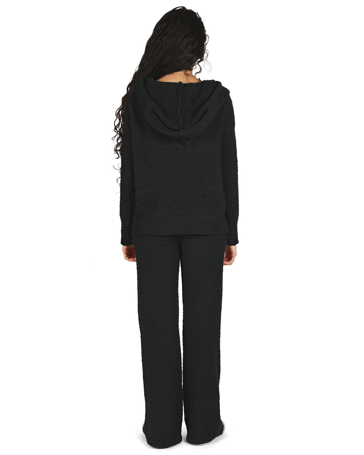 Women's Soft Touch Cozy Knit Drawstring Long Sleeve Hoodie - Charming Charlie
