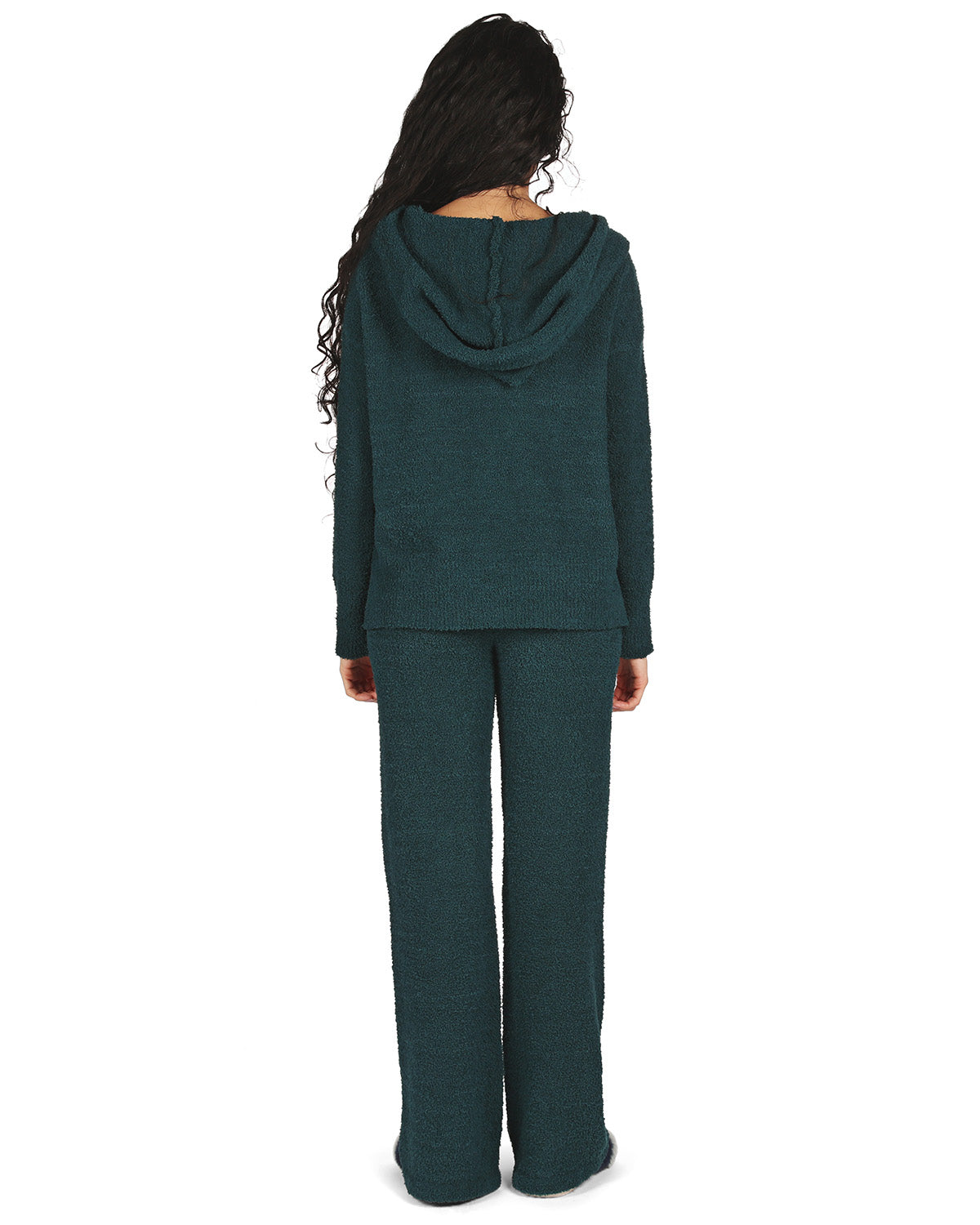 Women's Soft Touch Cozy Knit Drawstring Long Sleeve Hoodie - Charming Charlie