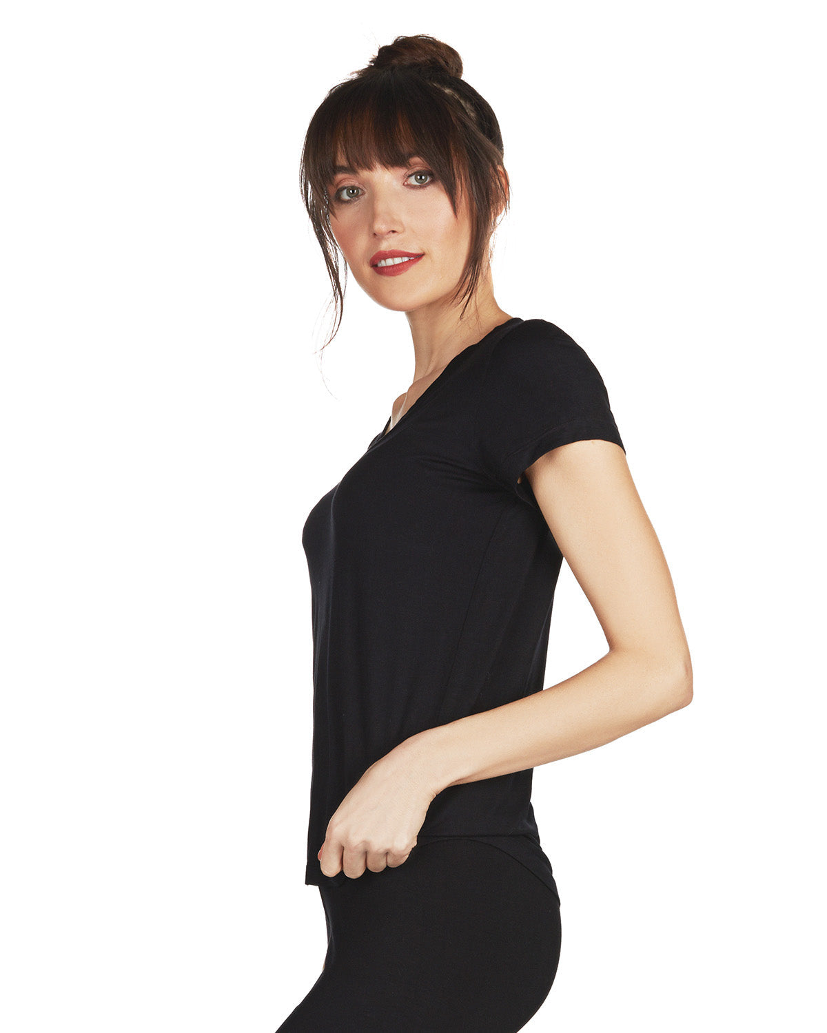 Women's Bamboo Blend Eco Basics Relaxed Fit T-Shirt - Charming Charlie