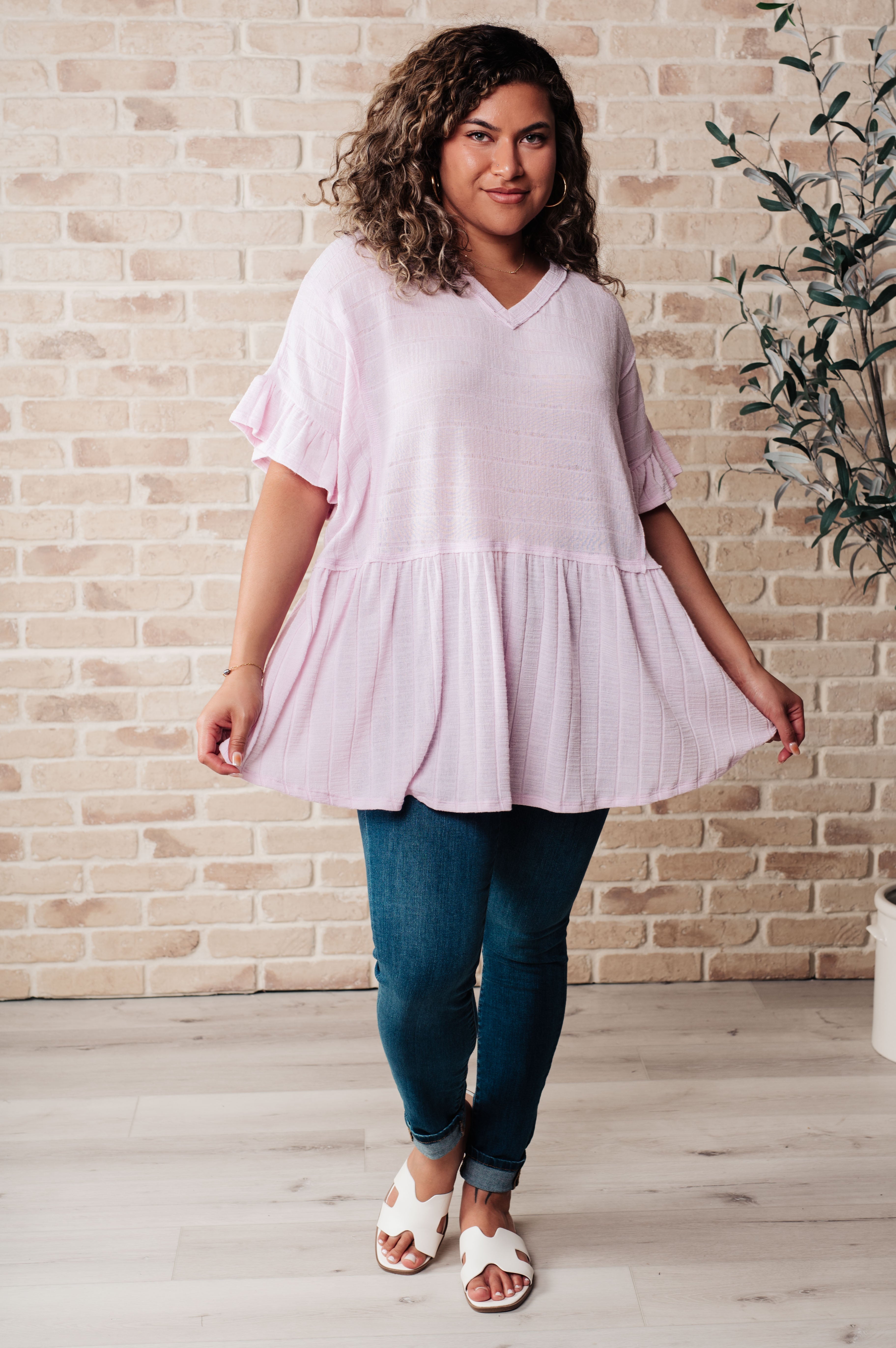 Can't Find the Words V-Neck Blouse - Charming Charlie