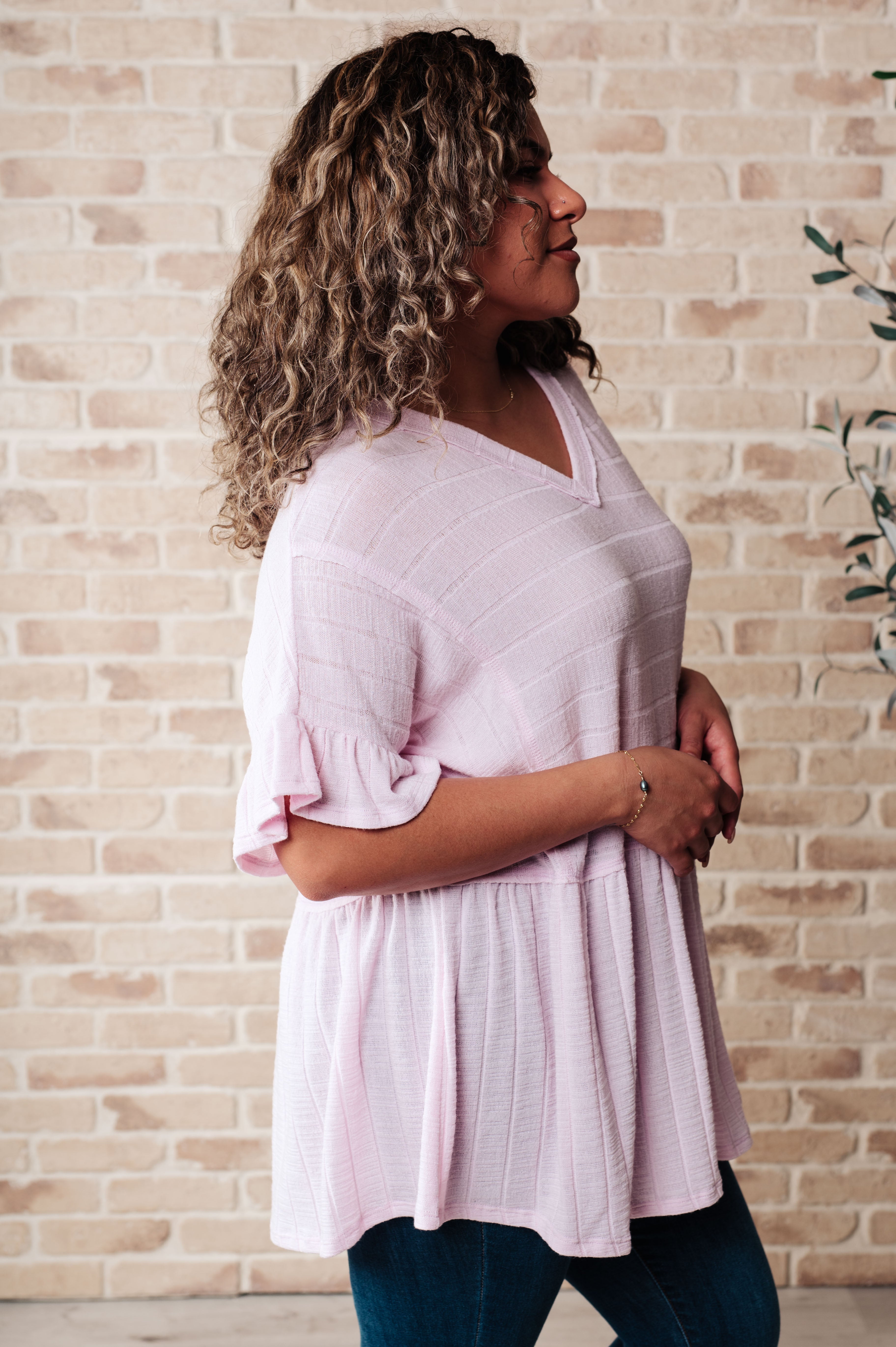 Can't Find the Words V-Neck Blouse - Charming Charlie