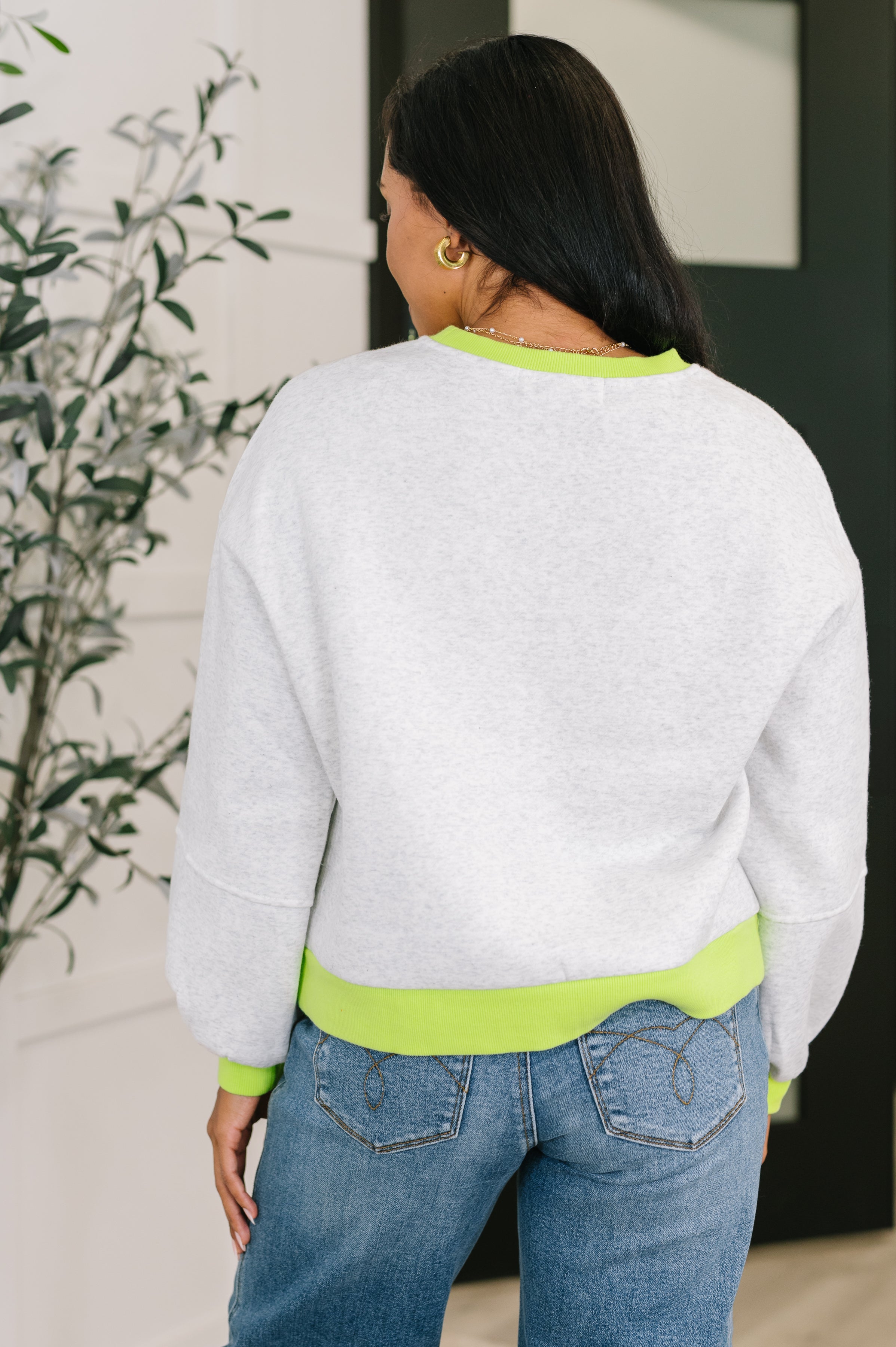 Can't Quit the Knit Contrast Pullover - Charming Charlie