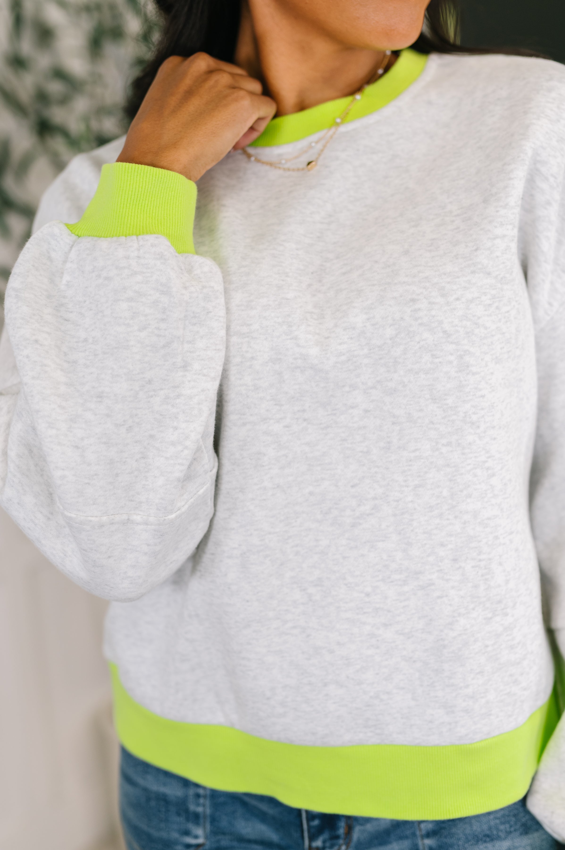 Can't Quit the Knit Contrast Pullover - Charming Charlie