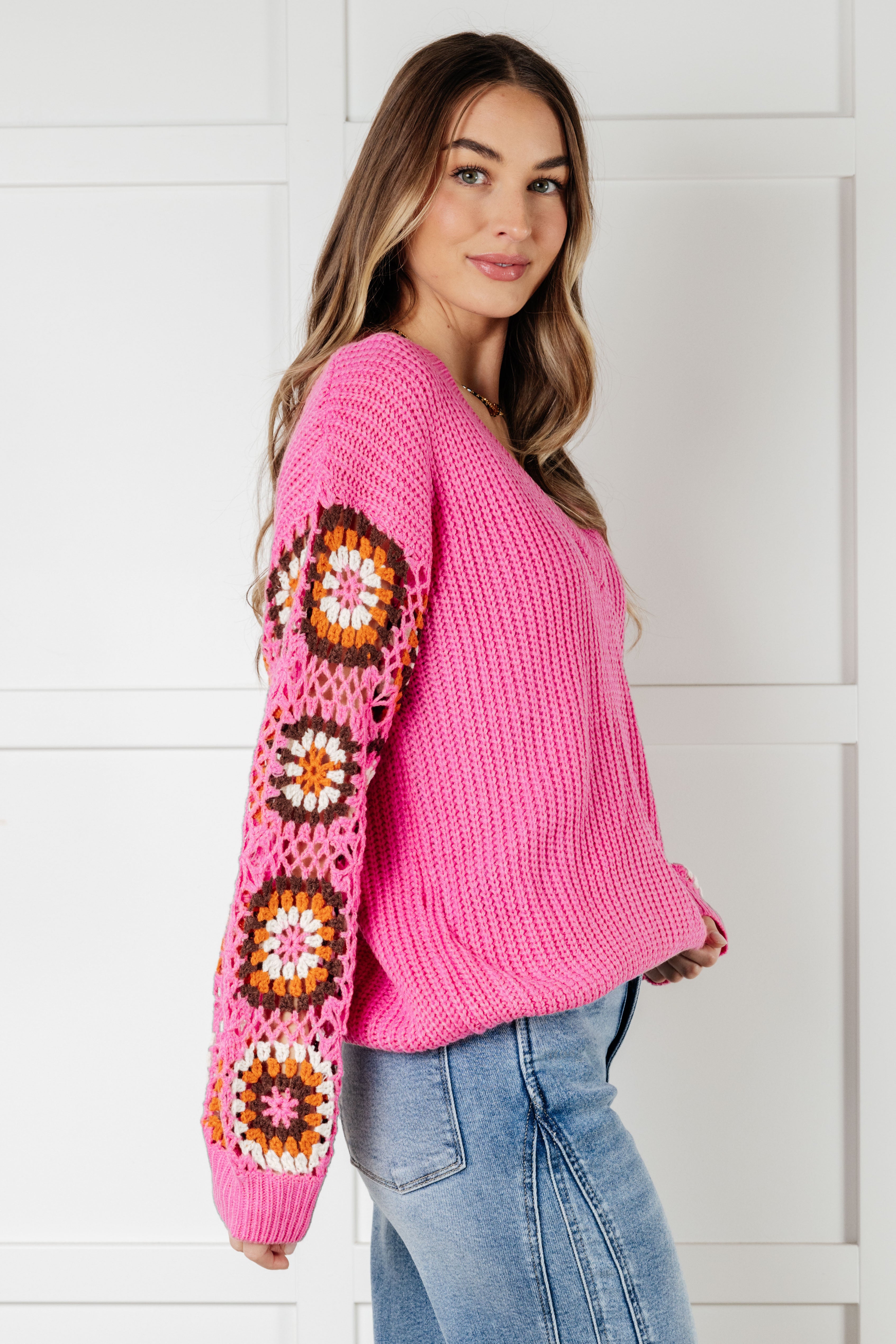 Can't Stop this Feeling V-Neck Knit Sweater - Charming Charlie