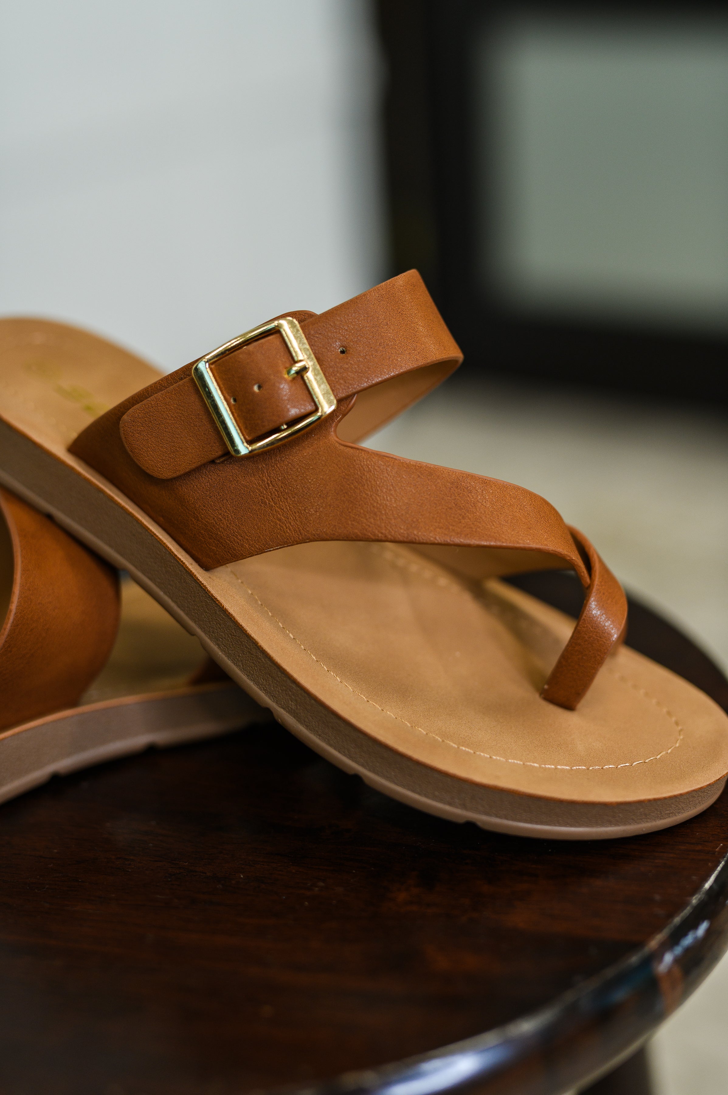 Canyon Walk Slip on Sandals in Storm Tan - Charming Charlie