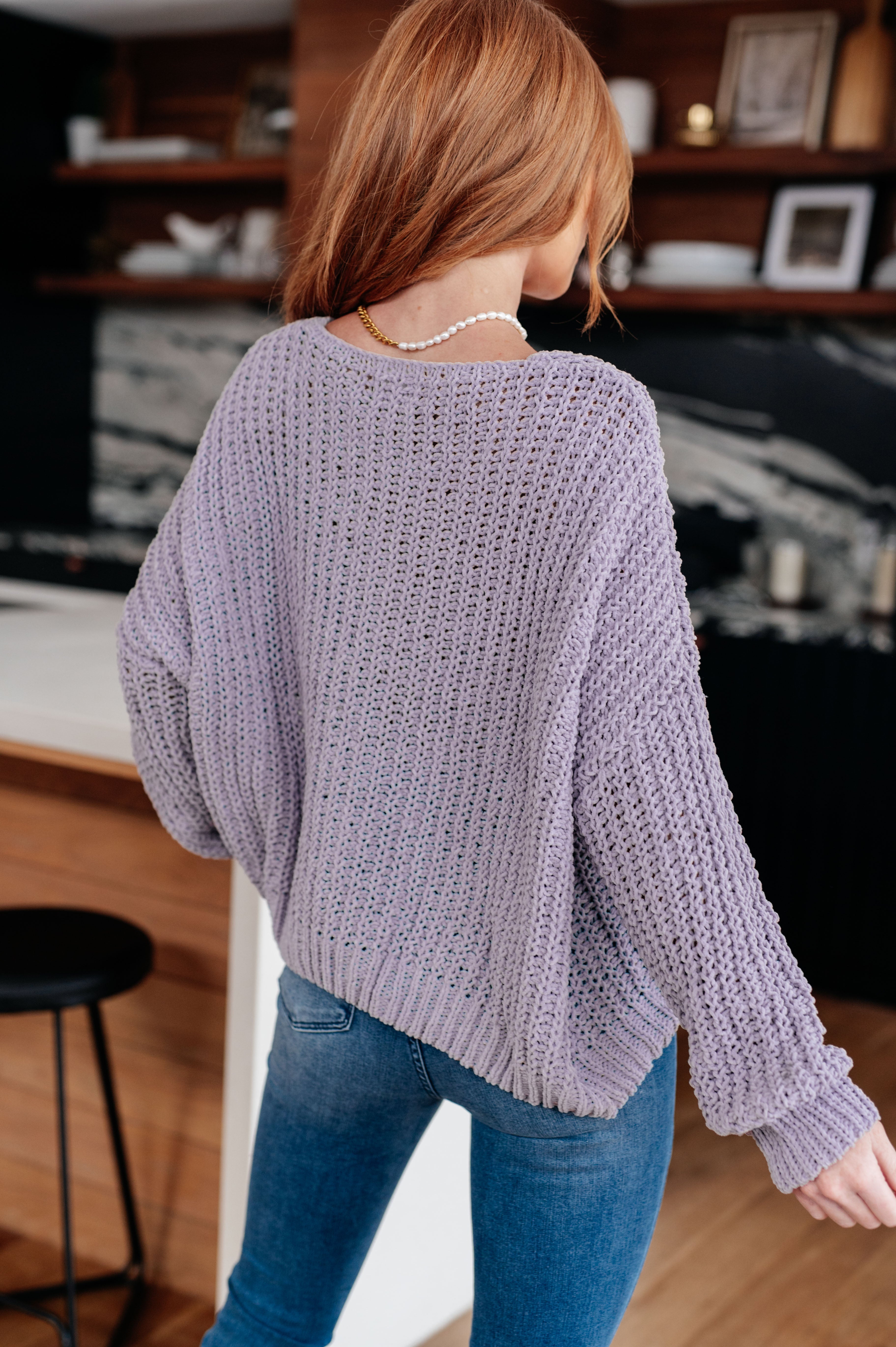 Captured My Interest Chunky V-Neck Sweater - Charming Charlie