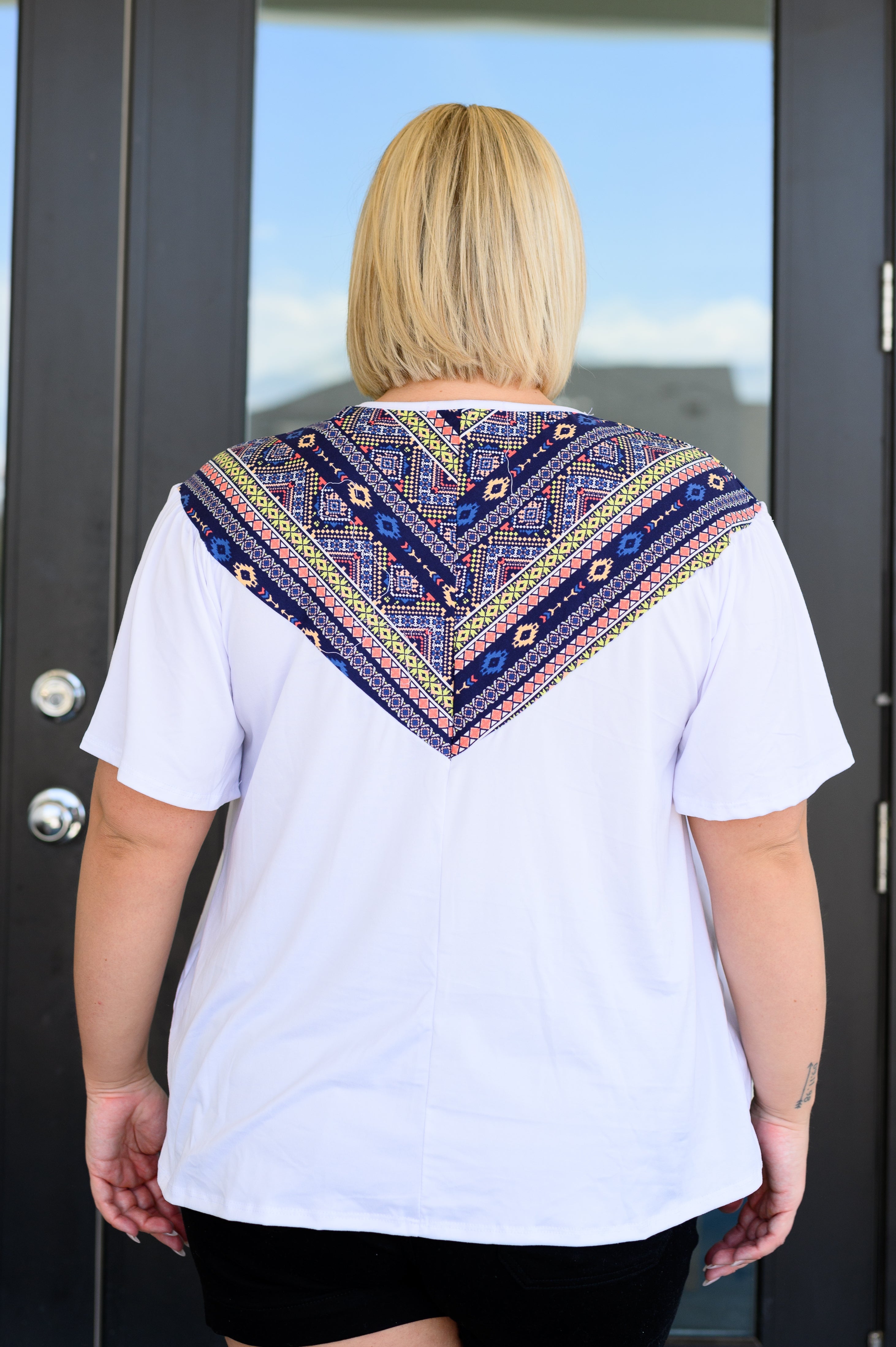 Casually Boho Keyhole Neckline Top - Charming Charlie