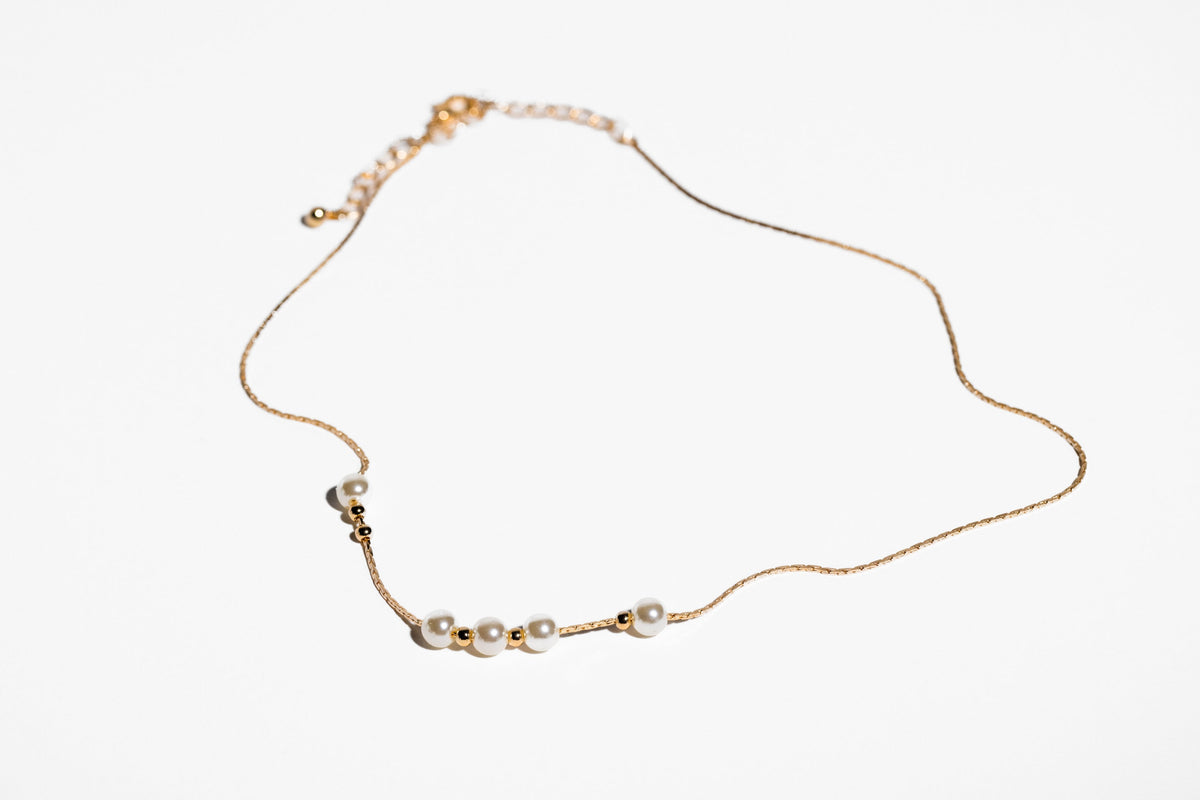 Gold Pearl Necklace - Charming Charlie