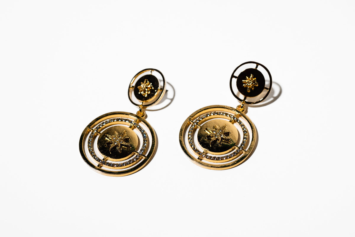 Star Medalion Earring - Charming Charlie