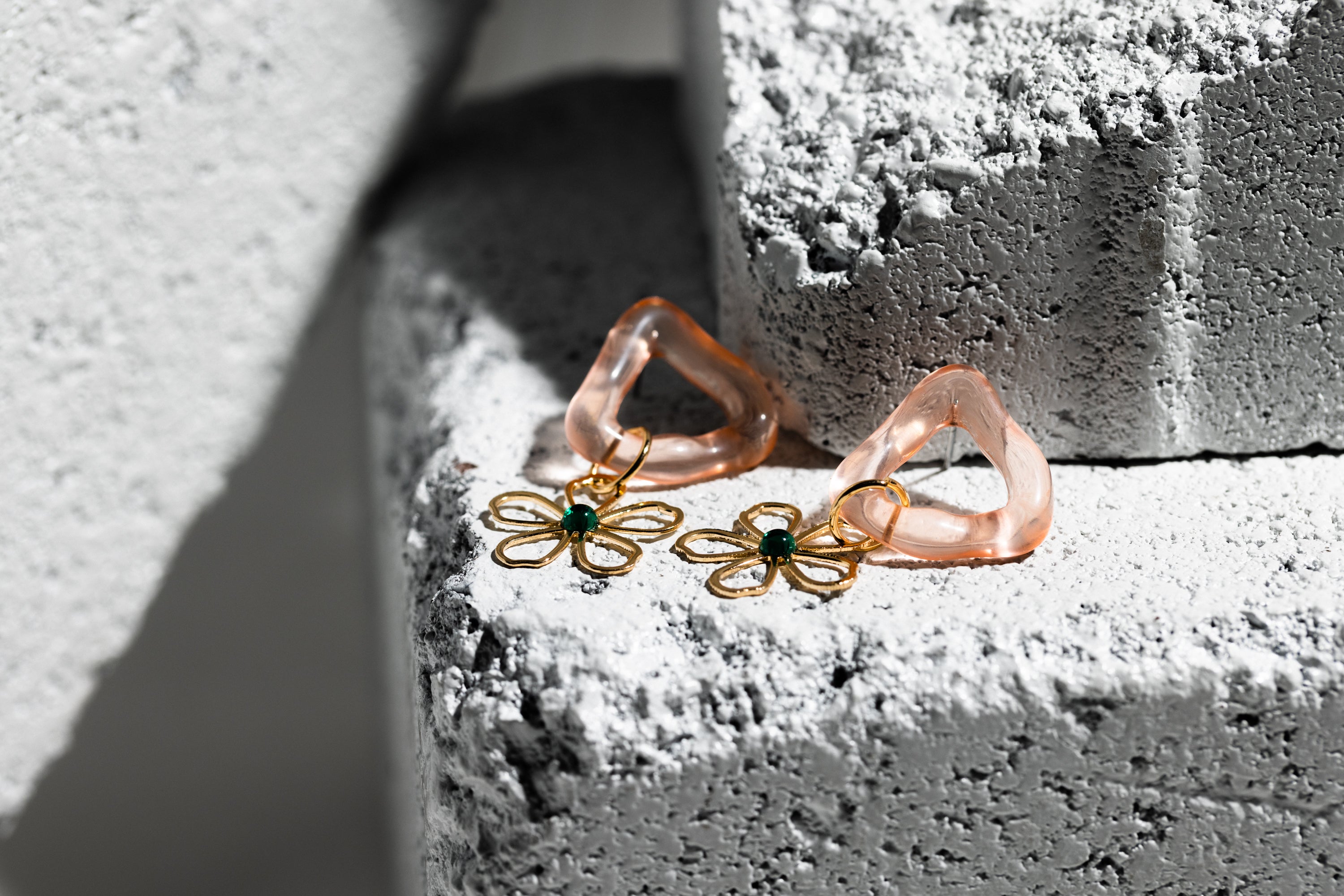Gold Open Flower Earring - Charming Charlie