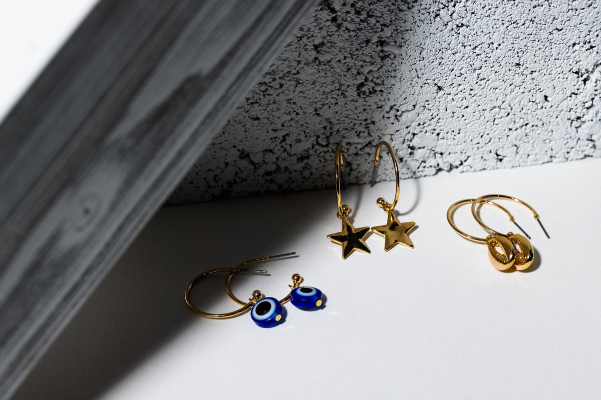Trio Hoop Earring Pack - Charming Charlie