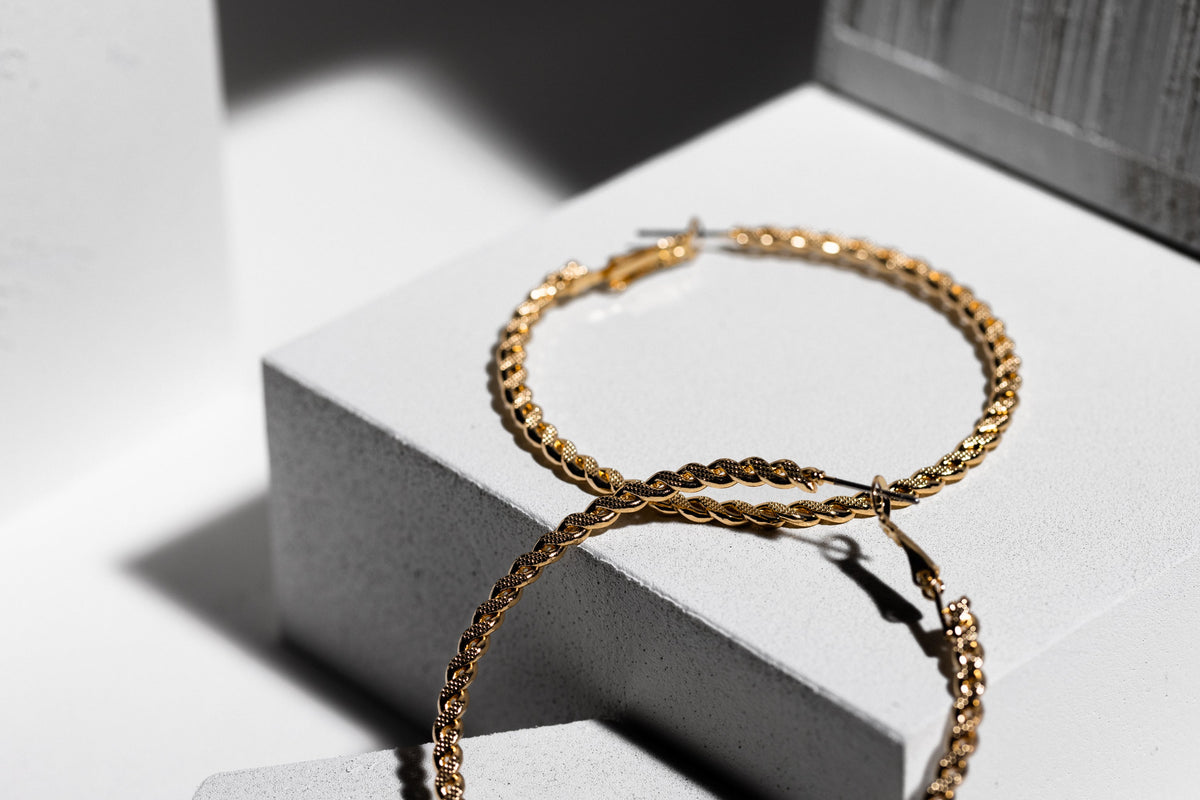 Twisted Hoop Earring - Charming Charlie