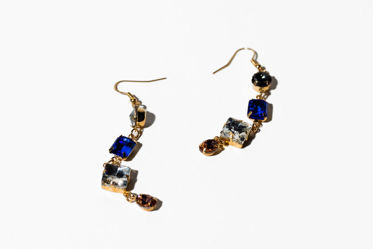 Mismatched Crystal Earring - Charming Charlie