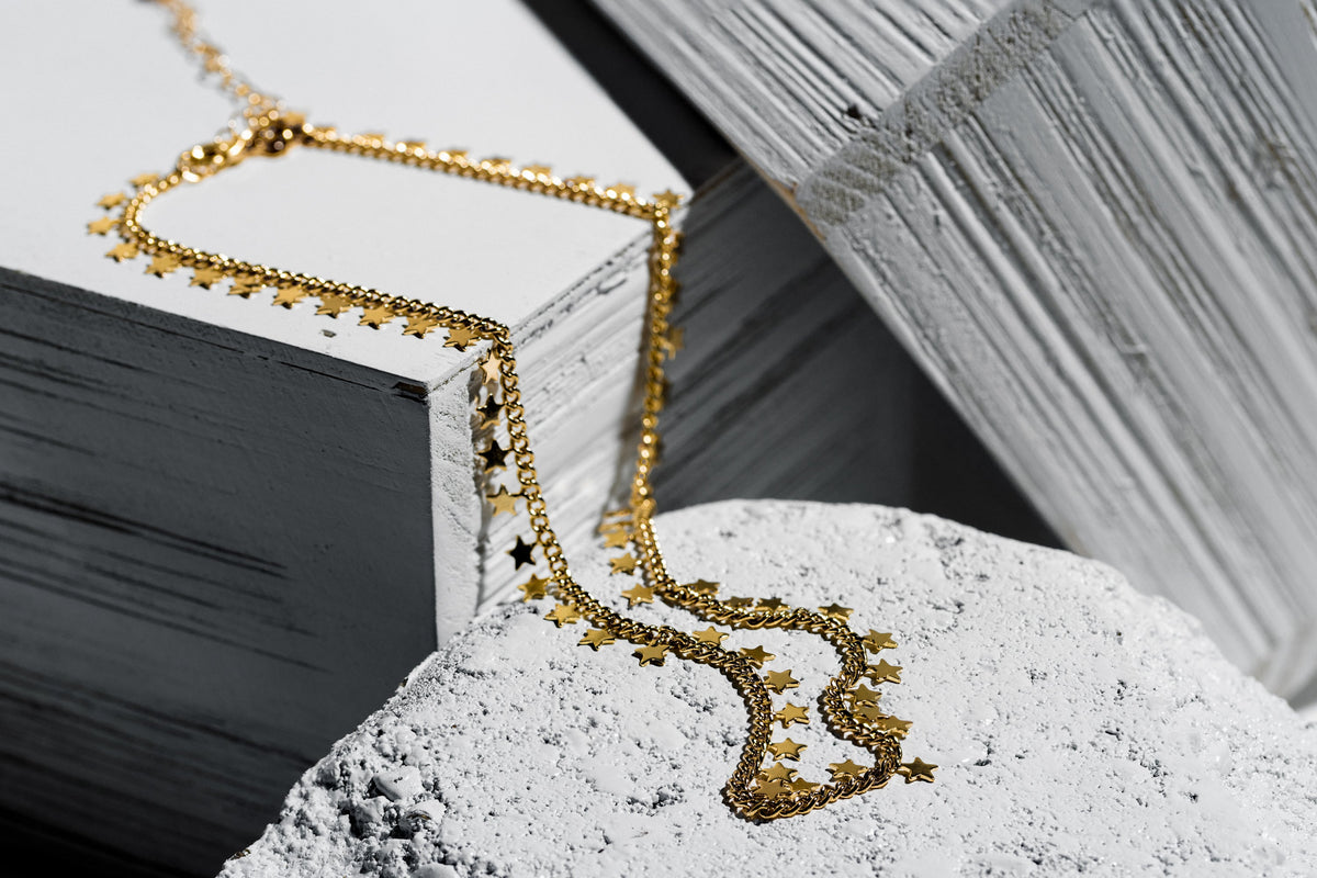 Gold Star Necklace - Charming Charlie