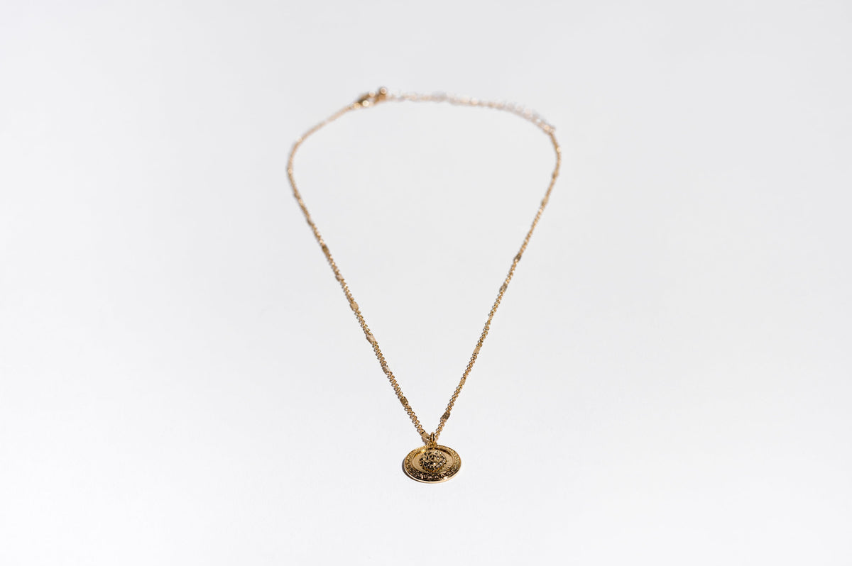 Gold Colorful Crystal Necklace - Charming Charlie
