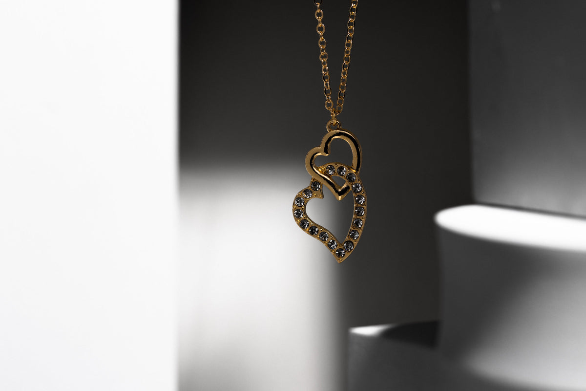 Heart Gold Necklace - Charming Charlie