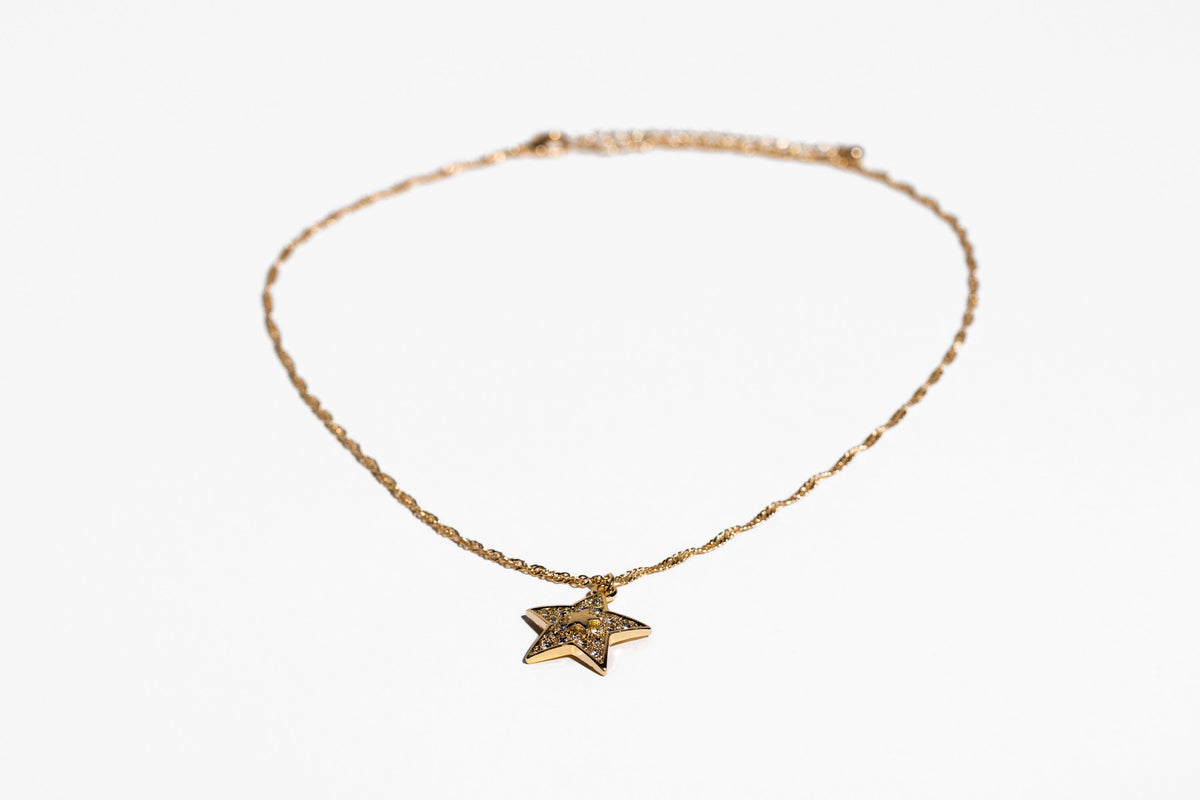 Gold Star Necklace - Charming Charlie