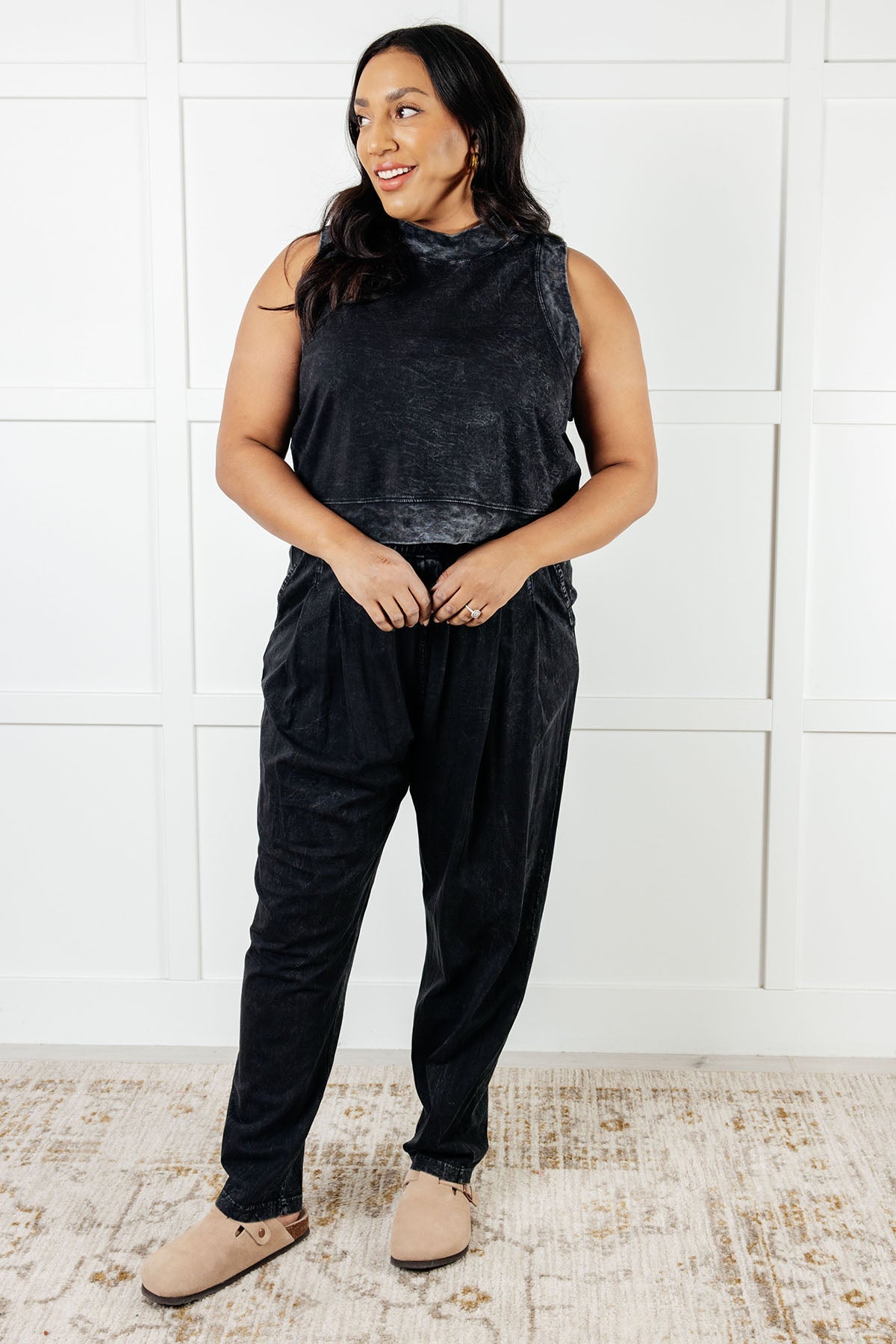 Chasing the Gains Tank Top in Black - Charming Charlie